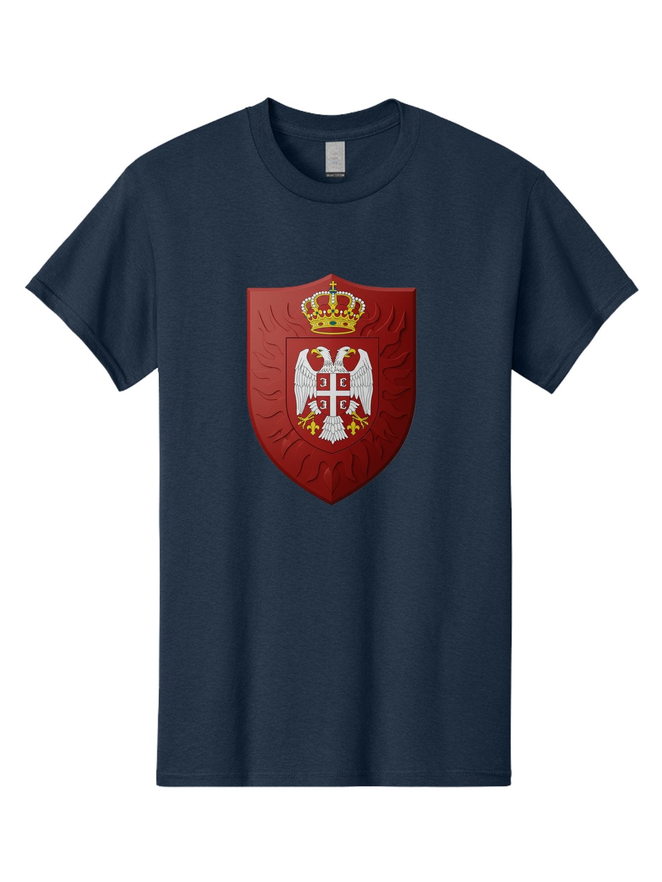 Serbian-Coat-Of-Arms-1 Men'S Graphic Tee, 100% Cotton, Comfortable Casual Summer Wear, Machine Washable, Vintage Camera, Old Camera, Antique Camera, Black Camera, Classic Photography, Photography Equipment, Nostalgic Device, Film Camera, Bah085 14