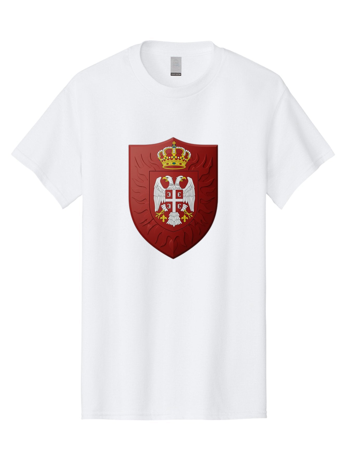 Serbian-Coat-Of-Arms-1 Men'S Graphic Tee, 100% Cotton, Comfortable Casual Summer Wear, Machine Washable, Vintage Camera, Old Camera, Antique Camera, Black Camera, Classic Photography, Photography Equipment, Nostalgic Device, Film Camera, Bah085 15