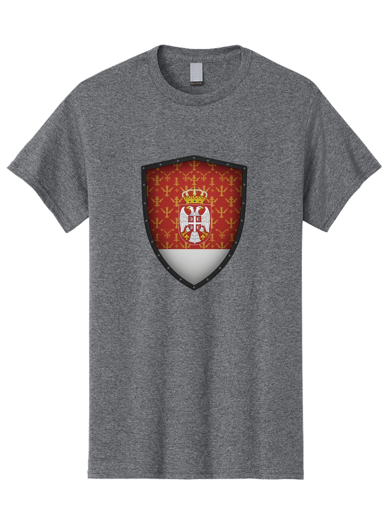 Serbian-Coat-Of-Arms-Shield Men'S Graphic Tee, 100% Cotton, Comfortable Casual Summer Wear, Machine Washable, Vintage Camera, Old Camera, Antique Camera, Black Camera, Classic Photography, Photography Equipment, Nostalgic Device, Film Camera, Bah086 3