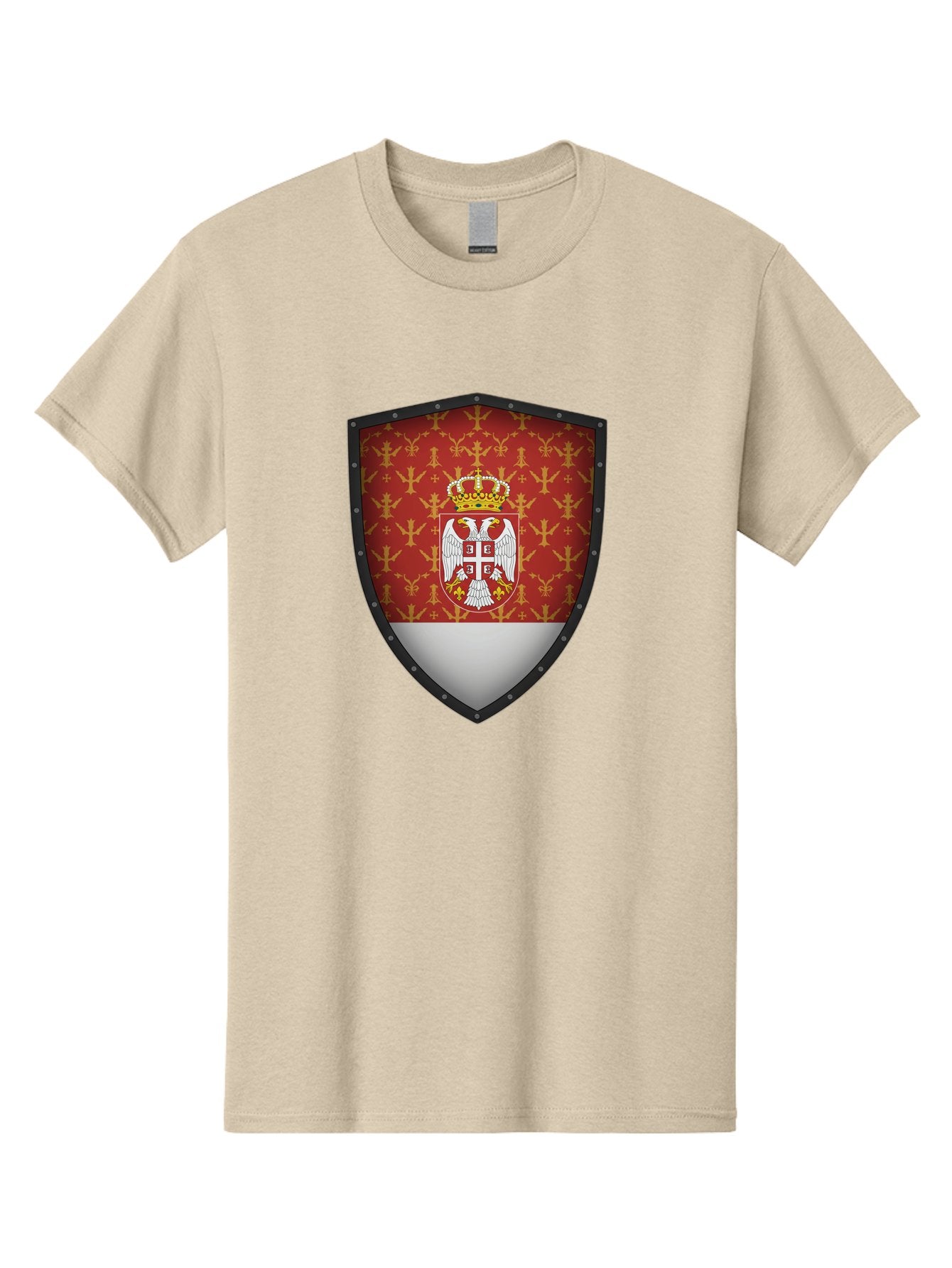 Serbian-Coat-Of-Arms-Shield Men'S Graphic Tee, 100% Cotton, Comfortable Casual Summer Wear, Machine Washable, Vintage Camera, Old Camera, Antique Camera, Black Camera, Classic Photography, Photography Equipment, Nostalgic Device, Film Camera, Bah086 4