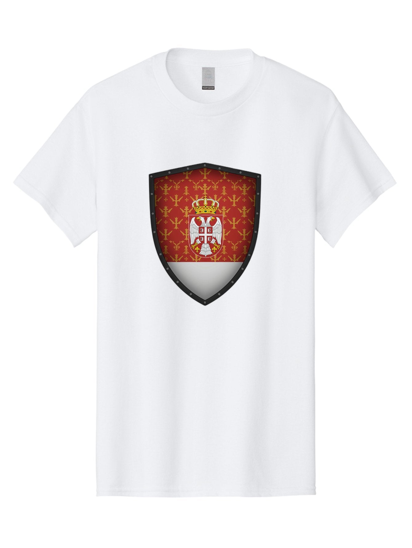 Serbian-Coat-Of-Arms-Shield Men'S Graphic Tee, 100% Cotton, Comfortable Casual Summer Wear, Machine Washable, Vintage Camera, Old Camera, Antique Camera, Black Camera, Classic Photography, Photography Equipment, Nostalgic Device, Film Camera, Bah086 9