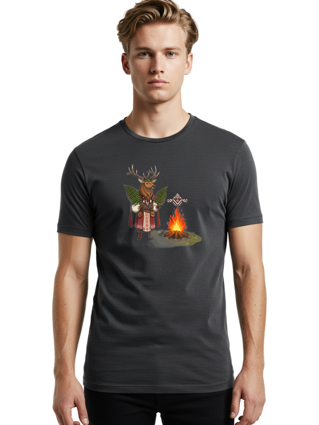Shaman-Deer Men'S Graphic Tee, 100% Cotton, Comfortable Casual Summer Wear, Machine Washable, Vintage Camera, Old Camera, Antique Camera, Black Camera, Classic Photography, Photography Equipment, Nostalgic Device, Film Camera, Camera Art Bah090 24