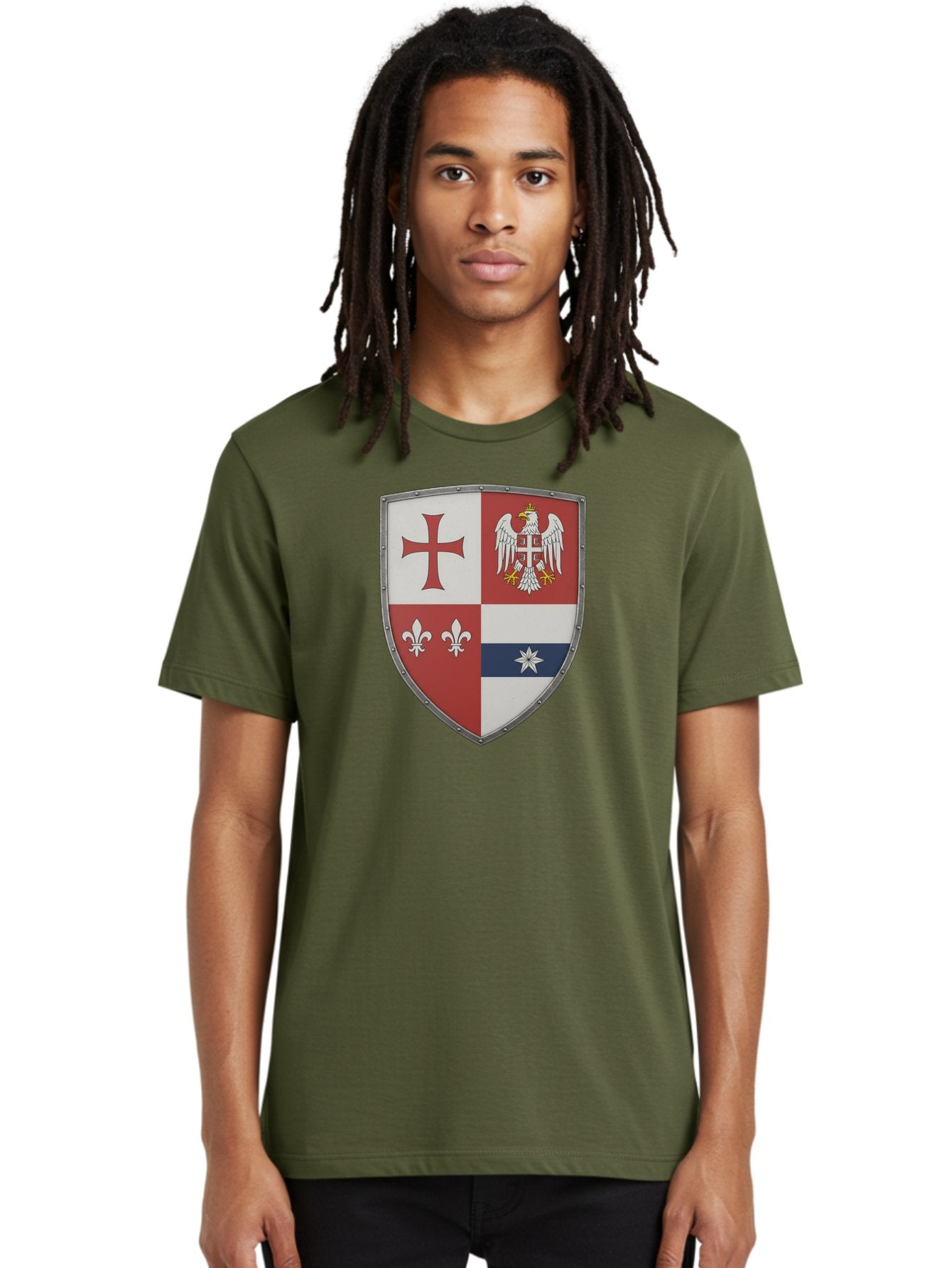 Shield-Coat-Of-Arms Men'S Graphic Tee, 100% Cotton, Comfortable Casual Summer Wear, Machine Washable, Vintage Camera, Old Camera, Antique Camera, Black Camera, Classic Photography, Photography Equipment, Nostalgic Device, Film Camera, Bah095 16