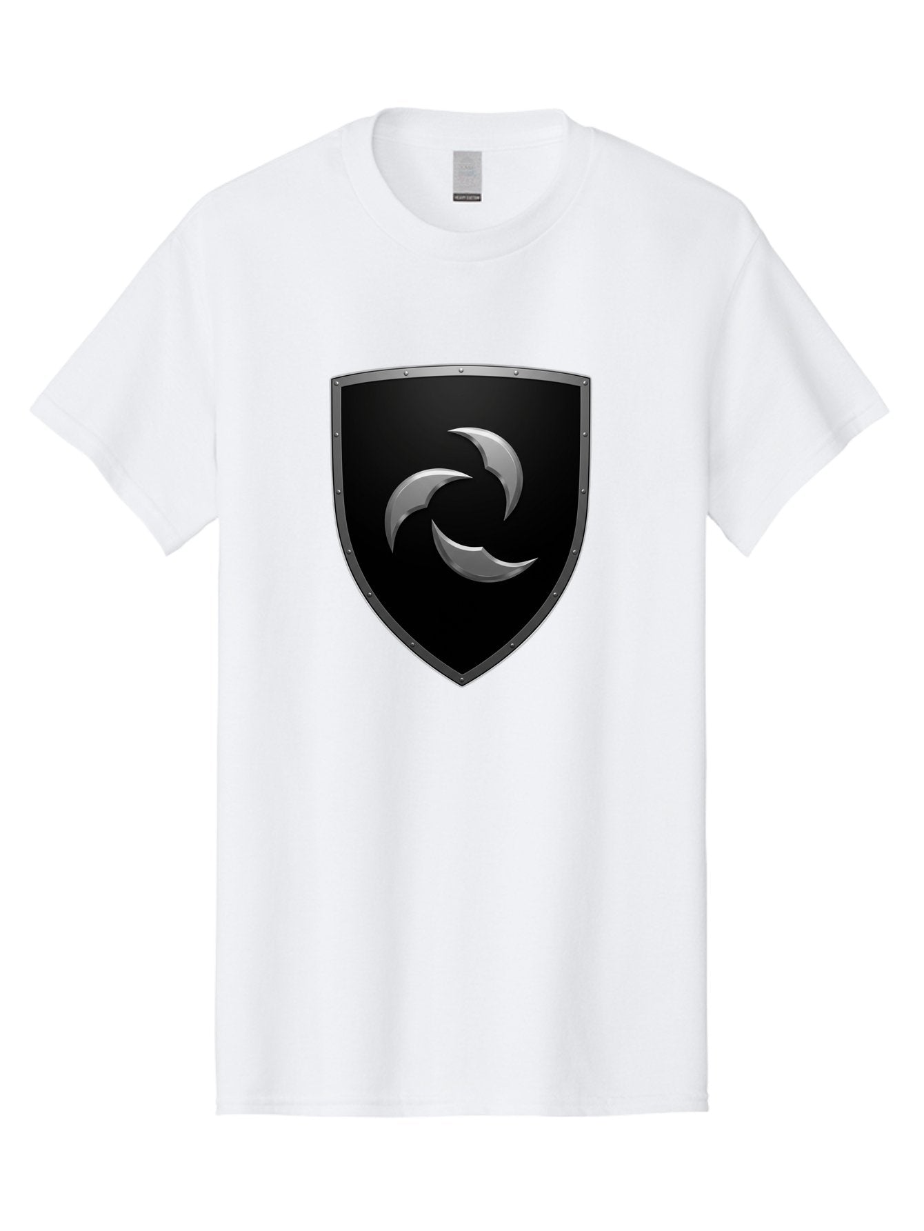 Shield-Logo Men'S Graphic Tee, 100% Cotton, Comfortable Casual Summer Wear, Machine Washable, Vintage Camera, Old Camera, Antique Camera, Black Camera, Classic Photography, Photography Equipment, Nostalgic Device, Film Camera, Camera Art Bah096 7