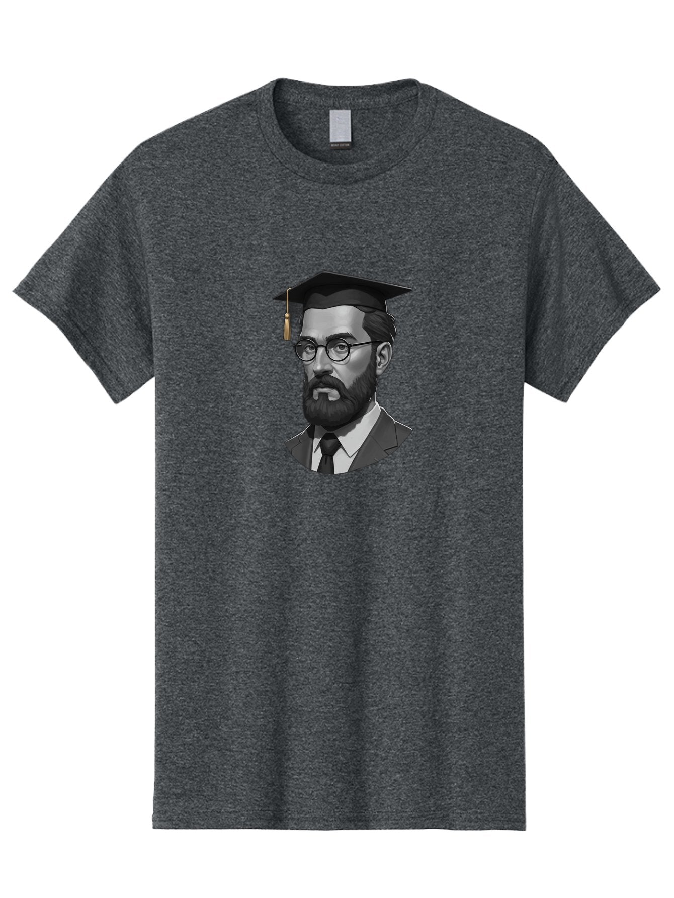 Sigmund-Freud-Graduate Men'S Graphic Tee, 100% Cotton, Comfortable Casual Summer Wear, Machine Washable, Vintage Camera, Old Camera, Antique Camera, Black Camera, Classic Photography, Photography Equipment, Nostalgic Device, Film Camera, Bah105 7