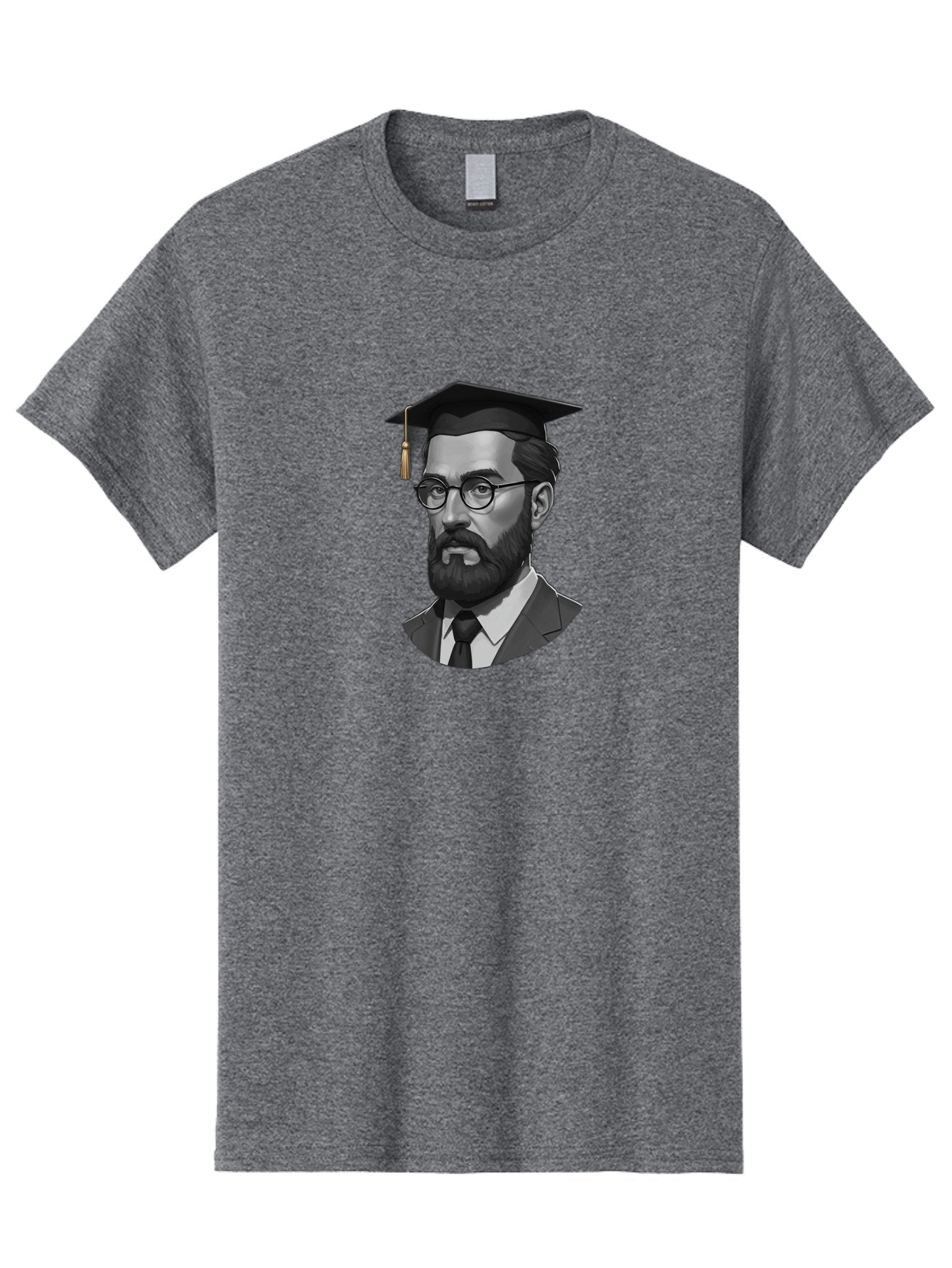 Sigmund-Freud-Graduate Men'S Graphic Tee, 100% Cotton, Comfortable Casual Summer Wear, Machine Washable, Vintage Camera, Old Camera, Antique Camera, Black Camera, Classic Photography, Photography Equipment, Nostalgic Device, Film Camera, Bah105 3