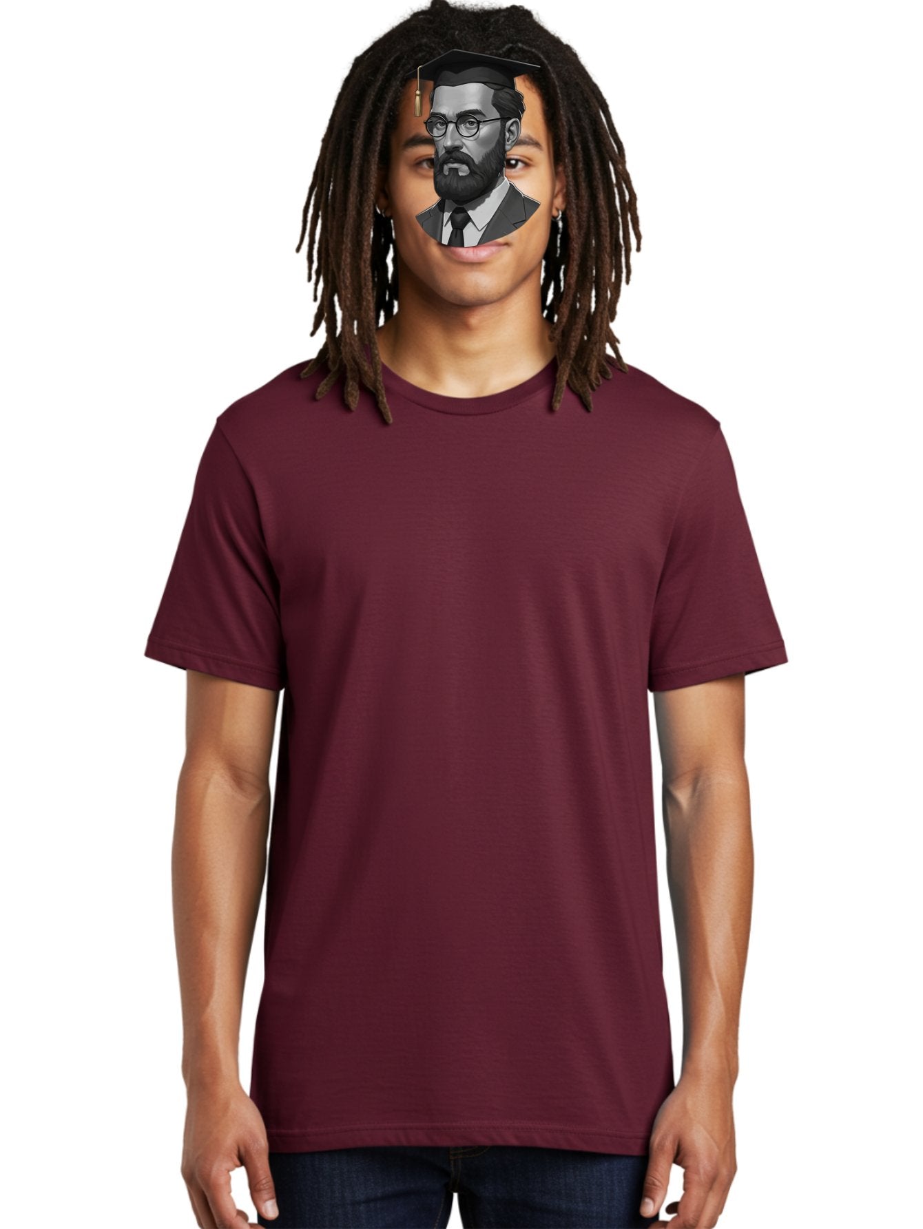 Sigmund-Freud-Graduate Men'S Graphic Tee, 100% Cotton, Comfortable Casual Summer Wear, Machine Washable, Vintage Camera, Old Camera, Antique Camera, Black Camera, Classic Photography, Photography Equipment, Nostalgic Device, Film Camera, Bah105 25