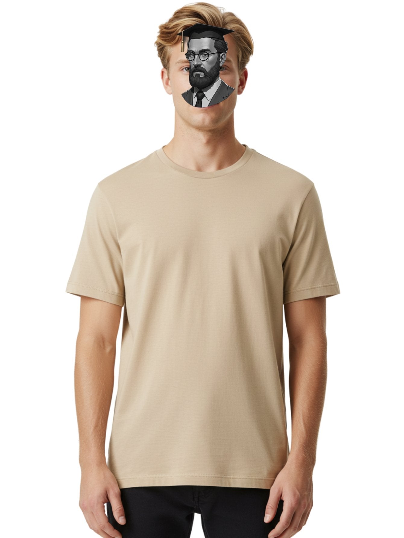 Sigmund-Freud-Graduate Men'S Graphic Tee, 100% Cotton, Comfortable Casual Summer Wear, Machine Washable, Vintage Camera, Old Camera, Antique Camera, Black Camera, Classic Photography, Photography Equipment, Nostalgic Device, Film Camera, Bah105 20