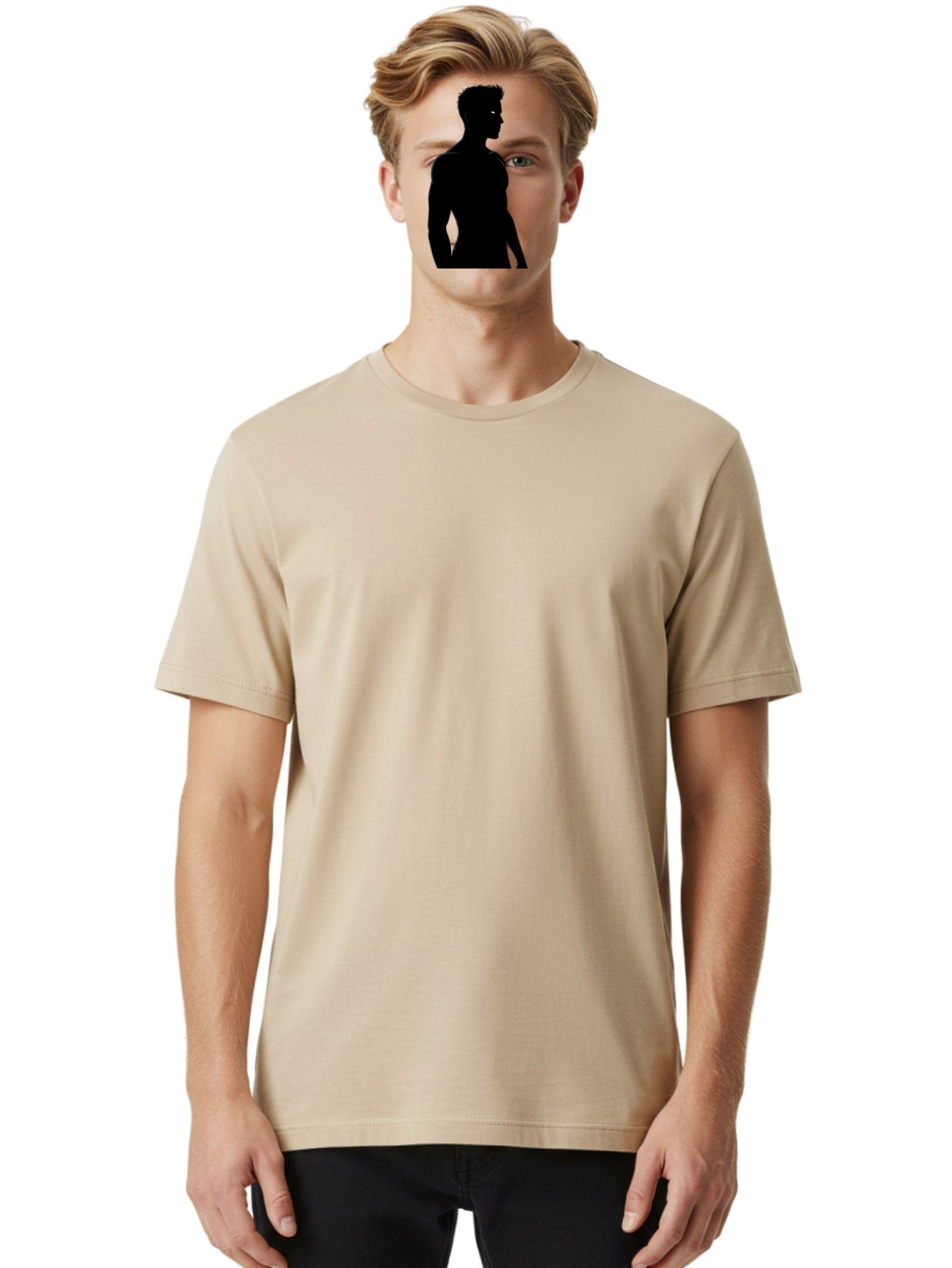 Silhouette-Male-Figure Men'S Graphic Tee, 100% Cotton, Comfortable Casual Summer Wear, Machine Washable, Vintage Camera, Old Camera, Antique Camera, Black Camera, Classic Photography, Photography Equipment, Nostalgic Device, Film Camera, Bah106 28