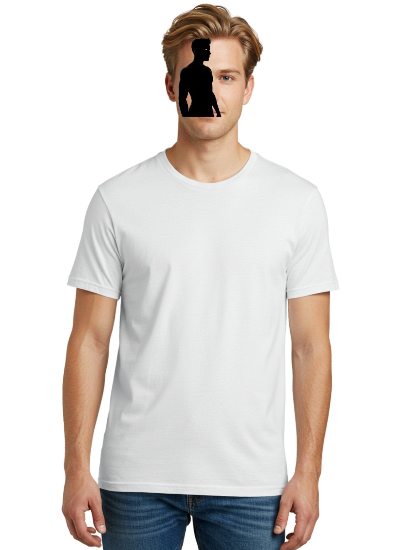 Silhouette-Male-Figure Men'S Graphic Tee, 100% Cotton, Comfortable Casual Summer Wear, Machine Washable, Vintage Camera, Old Camera, Antique Camera, Black Camera, Classic Photography, Photography Equipment, Nostalgic Device, Film Camera, Bah106 20