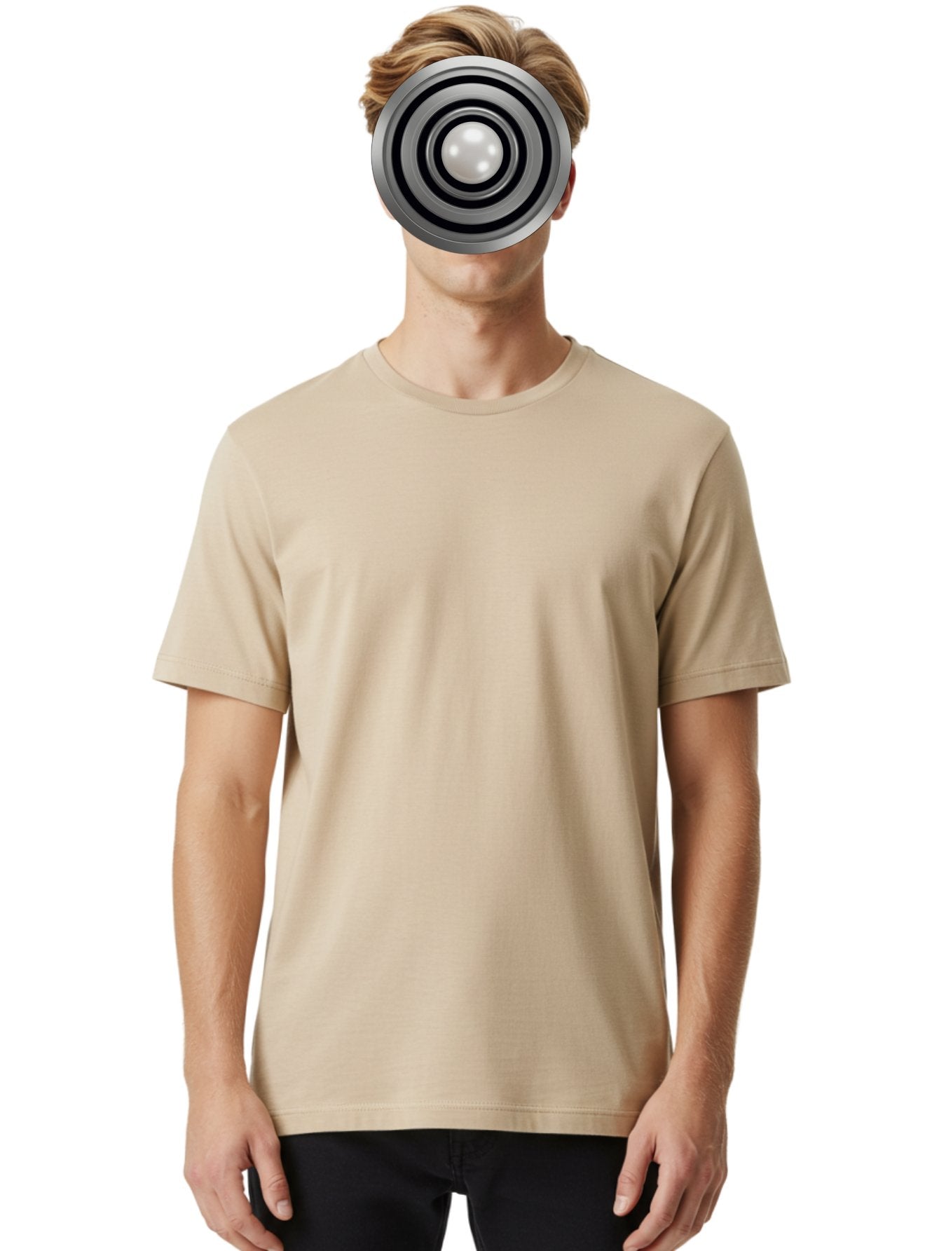 Silver-Ball-Bearing Men'S Graphic Tee, 100% Cotton, Comfortable Casual Summer Wear, Machine Washable, Vintage Camera, Old Camera, Antique Camera, Black Camera, Classic Photography, Photography Equipment, Nostalgic Device, Film Camera, Bah107 23