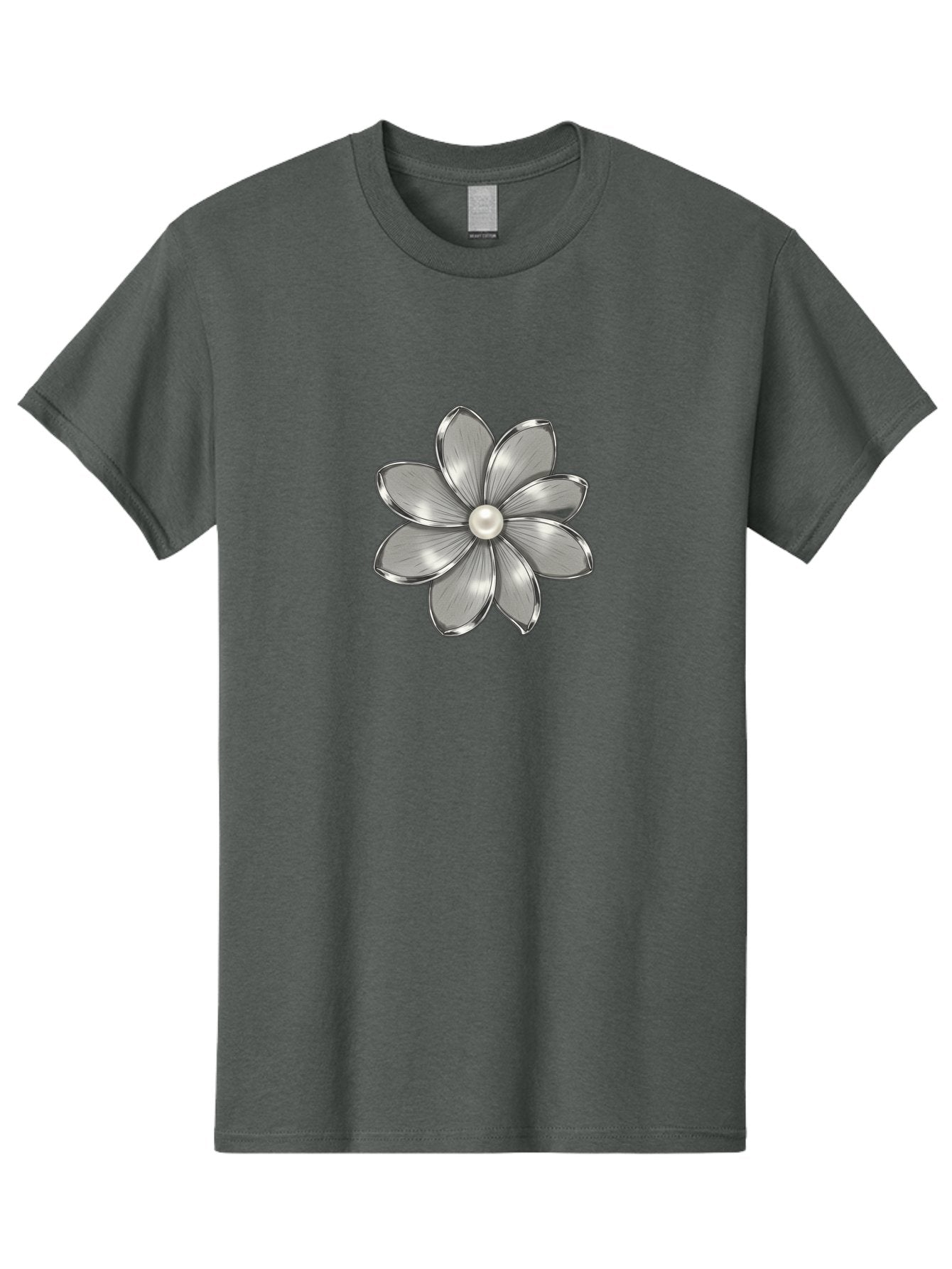 Silver-Flower Men'S Graphic Tee, 100% Cotton, Comfortable Casual Summer Wear, Machine Washable, Vintage Camera, Old Camera, Antique Camera, Black Camera, Classic Photography, Photography Equipment, Nostalgic Device, Film Camera, Camera Art Bah112 9