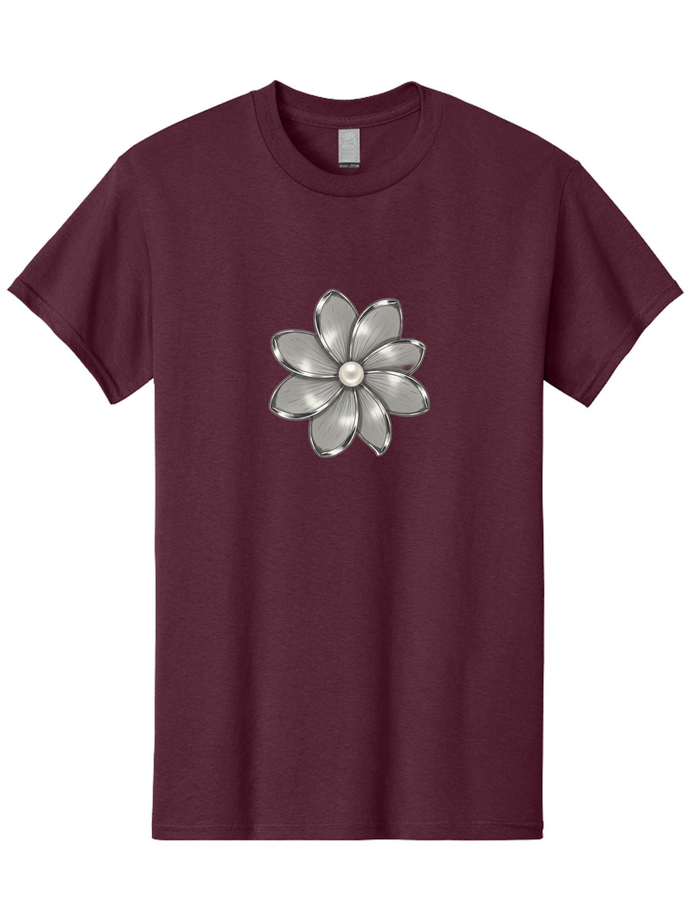 Silver-Flower Men'S Graphic Tee, 100% Cotton, Comfortable Casual Summer Wear, Machine Washable, Vintage Camera, Old Camera, Antique Camera, Black Camera, Classic Photography, Photography Equipment, Nostalgic Device, Film Camera, Camera Art Bah112