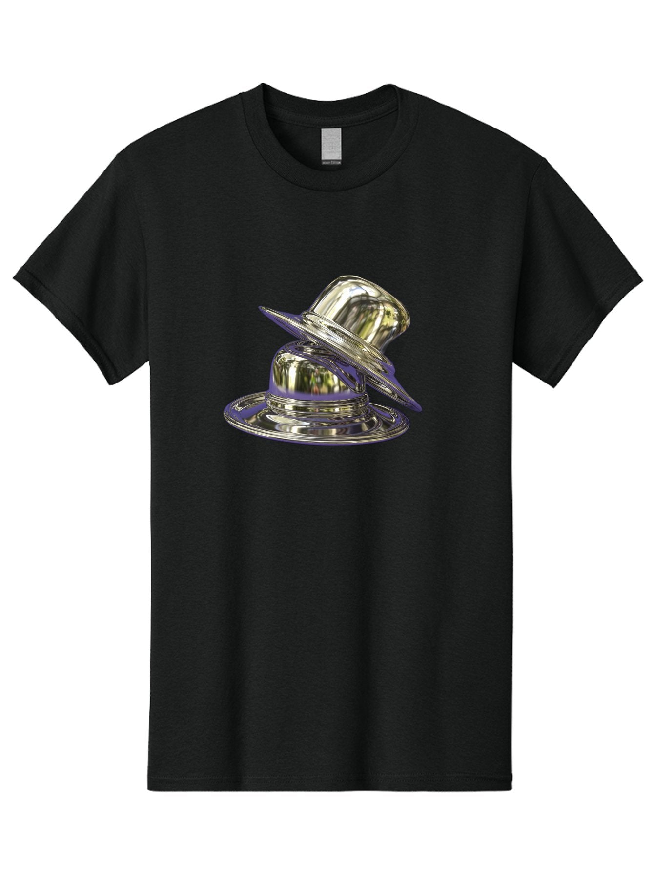 Silver-Plate-Hat Men'S Graphic Tee, 100% Cotton, Comfortable Casual Summer Wear, Machine Washable, Vintage Camera, Old Camera, Antique Camera, Black Camera, Classic Photography, Photography Equipment, Nostalgic Device, Film Camera, Camera Art Bah115 15