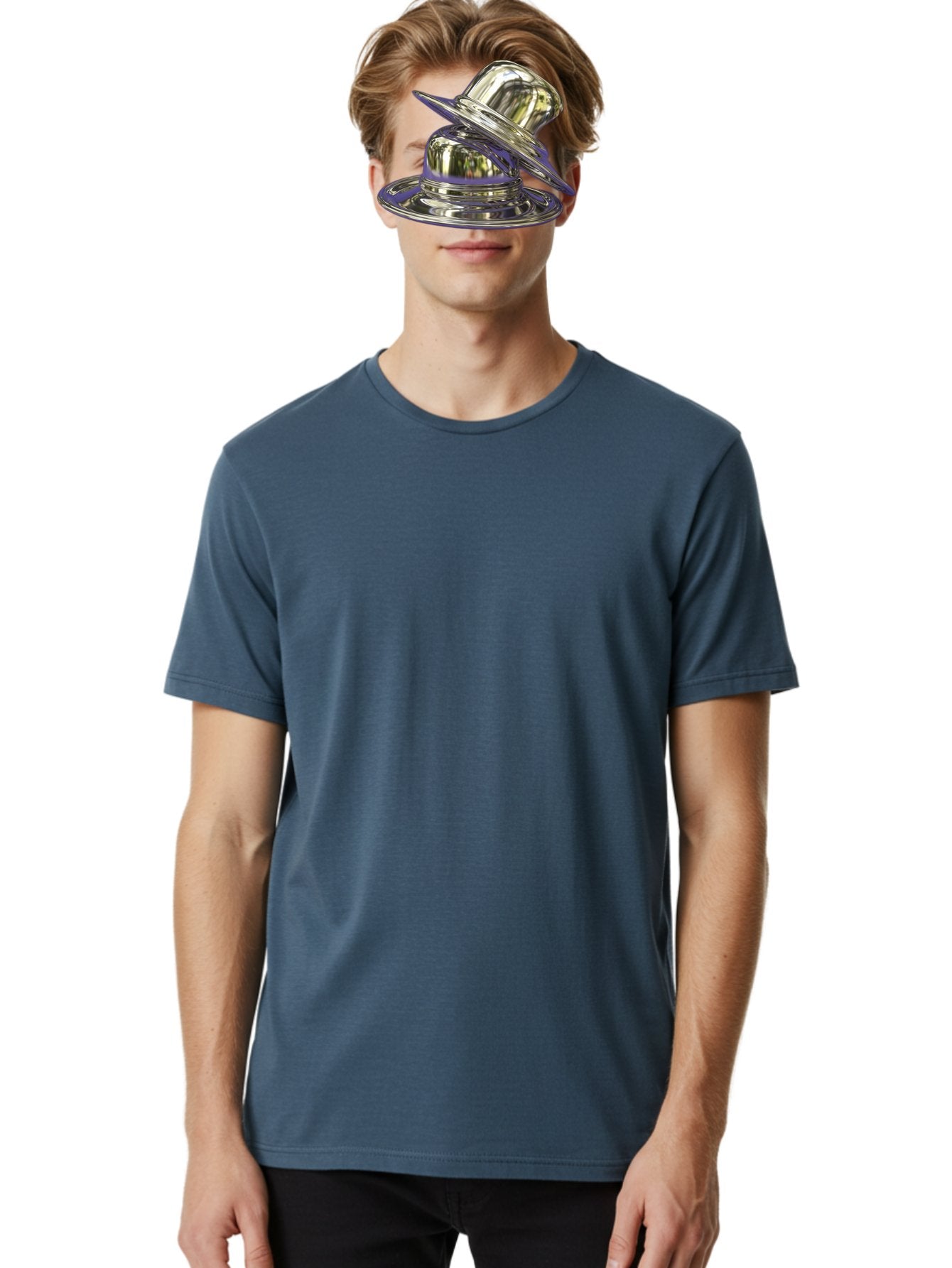 Silver-Plate-Hat Men'S Graphic Tee, 100% Cotton, Comfortable Casual Summer Wear, Machine Washable, Vintage Camera, Old Camera, Antique Camera, Black Camera, Classic Photography, Photography Equipment, Nostalgic Device, Film Camera, Camera Art Bah115 18