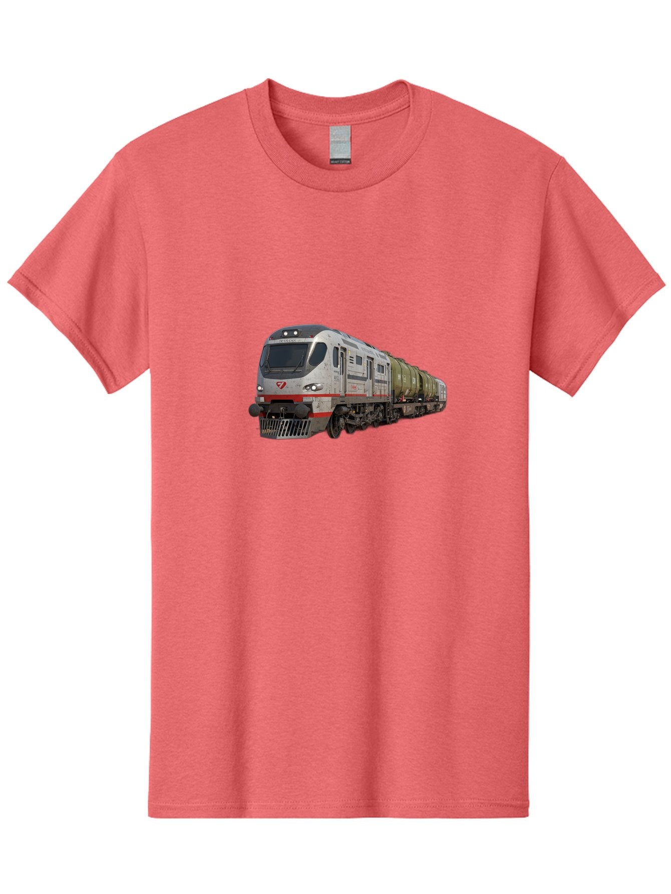 Silver-Train-With-Tank-Cars Men'S Graphic Tee, 100% Cotton, Comfortable Casual Summer Wear, Machine Washable, Vintage Camera, Old Camera, Antique Camera, Black Camera, Classic Photography, Photography Equipment, Nostalgic Device, Film Camera, Bah120
