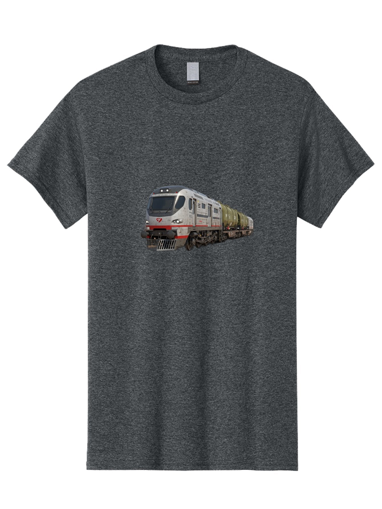 Silver-Train-With-Tank-Cars Men'S Graphic Tee, 100% Cotton, Comfortable Casual Summer Wear, Machine Washable, Vintage Camera, Old Camera, Antique Camera, Black Camera, Classic Photography, Photography Equipment, Nostalgic Device, Film Camera, Bah120