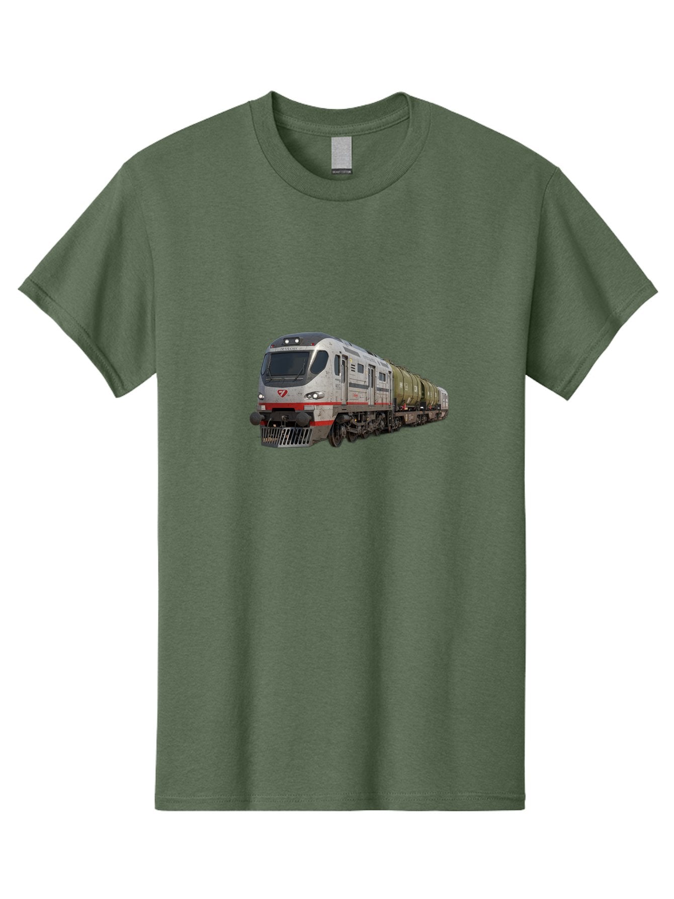 Silver-Train-With-Tank-Cars Men'S Graphic Tee, 100% Cotton, Comfortable Casual Summer Wear, Machine Washable, Vintage Camera, Old Camera, Antique Camera, Black Camera, Classic Photography, Photography Equipment, Nostalgic Device, Film Camera, Bah120 13