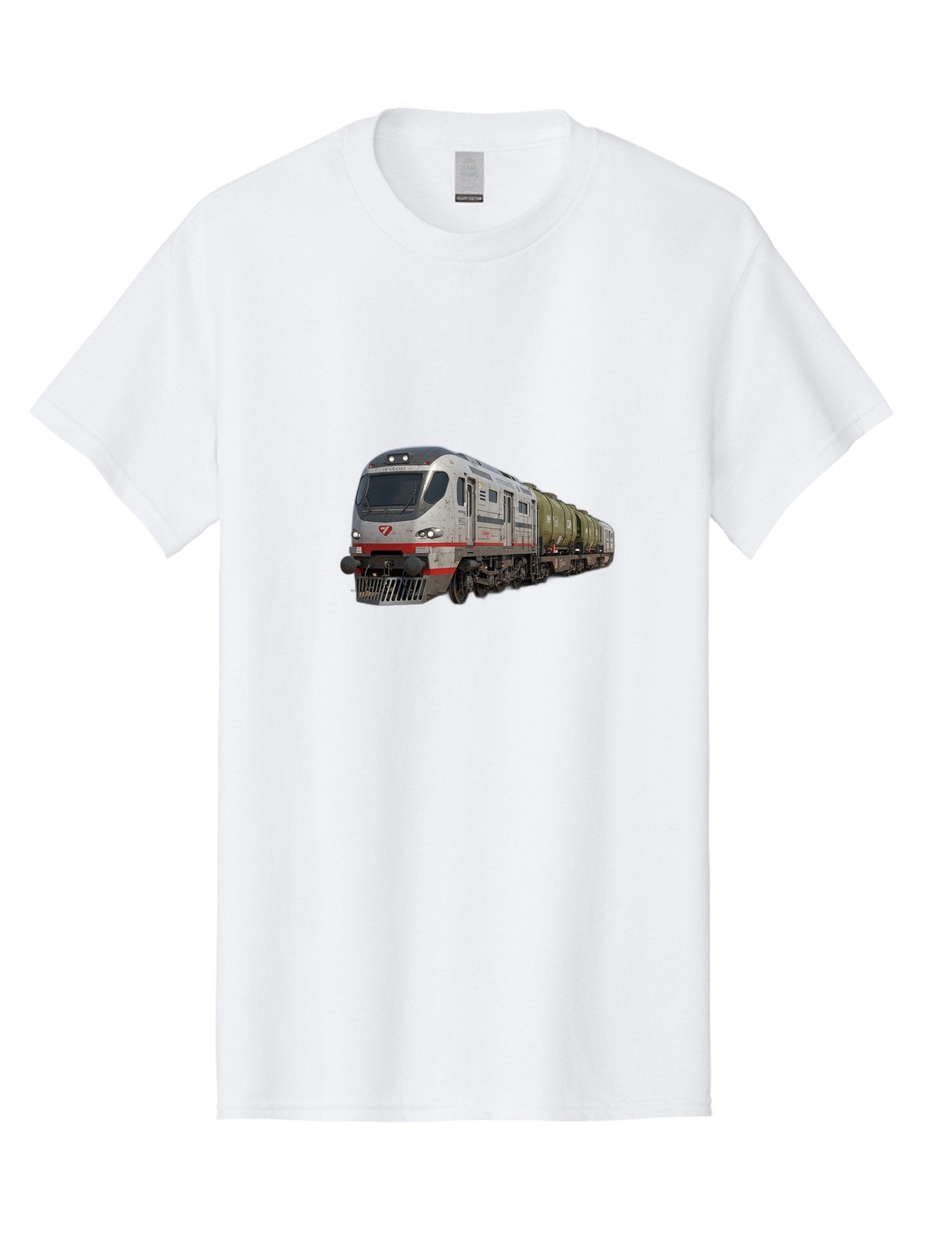 Silver-Train-With-Tank-Cars Men'S Graphic Tee, 100% Cotton, Comfortable Casual Summer Wear, Machine Washable, Vintage Camera, Old Camera, Antique Camera, Black Camera, Classic Photography, Photography Equipment, Nostalgic Device, Film Camera, Bah120 6