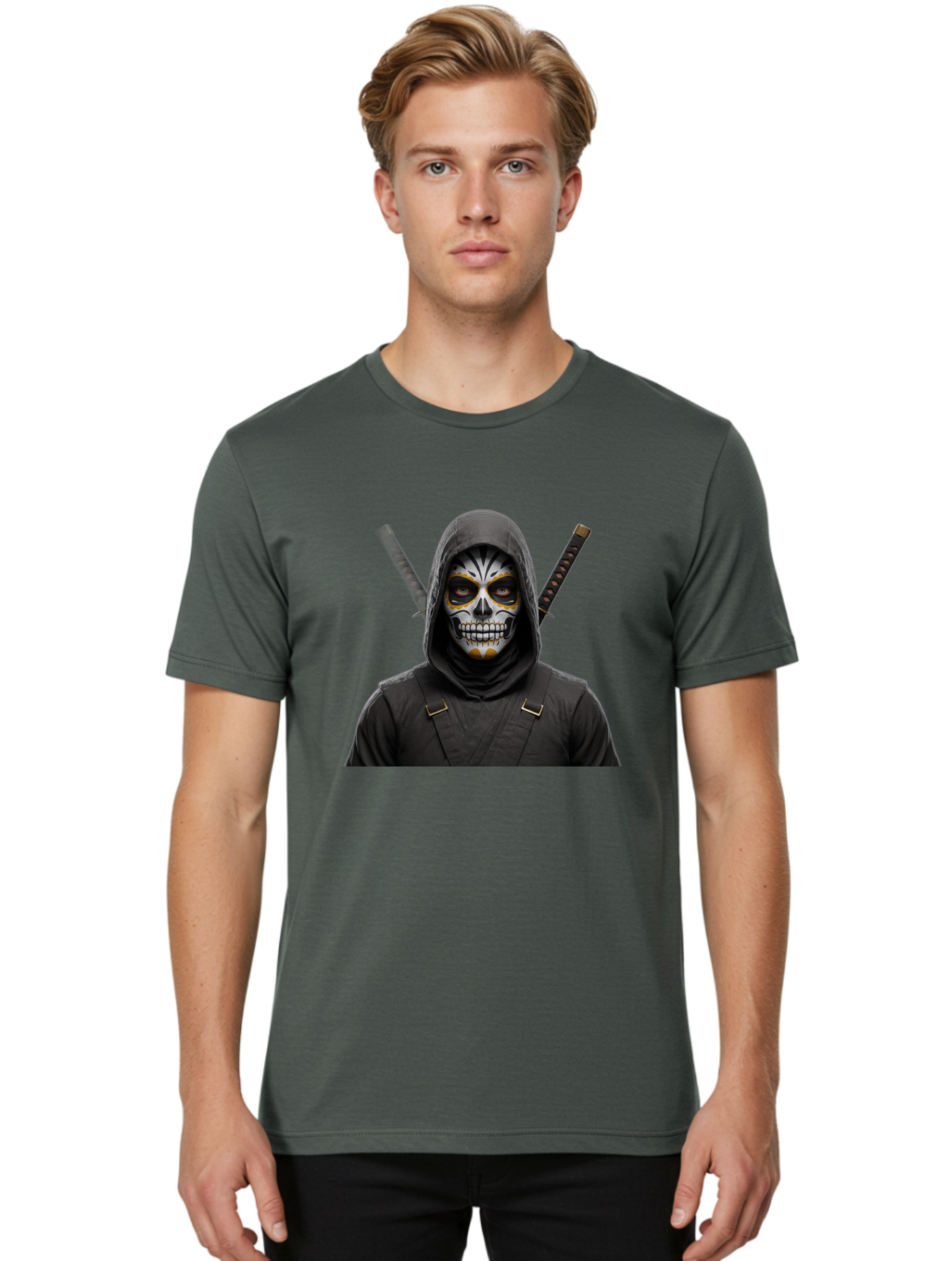 Skull-Ninja Men'S Graphic Tee, 100% Cotton, Comfortable Casual Summer Wear, Machine Washable, Vintage Camera, Old Camera, Antique Camera, Black Camera, Classic Photography, Photography Equipment, Nostalgic Device, Film Camera, Camera Art Bah123 18