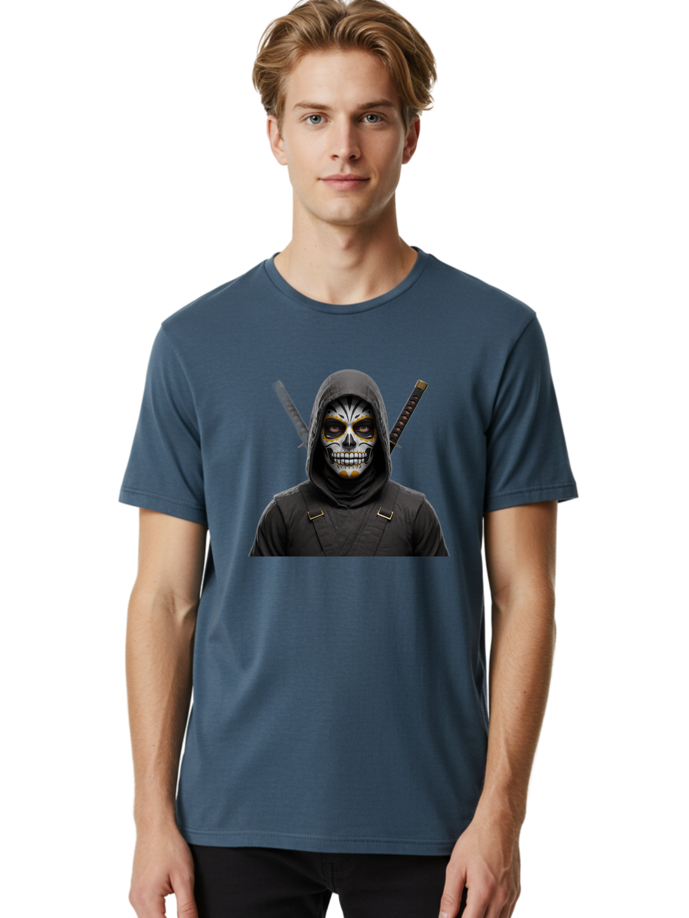 Skull-Ninja Men'S Graphic Tee, 100% Cotton, Comfortable Casual Summer Wear, Machine Washable, Vintage Camera, Old Camera, Antique Camera, Black Camera, Classic Photography, Photography Equipment, Nostalgic Device, Film Camera, Camera Art Bah123 24