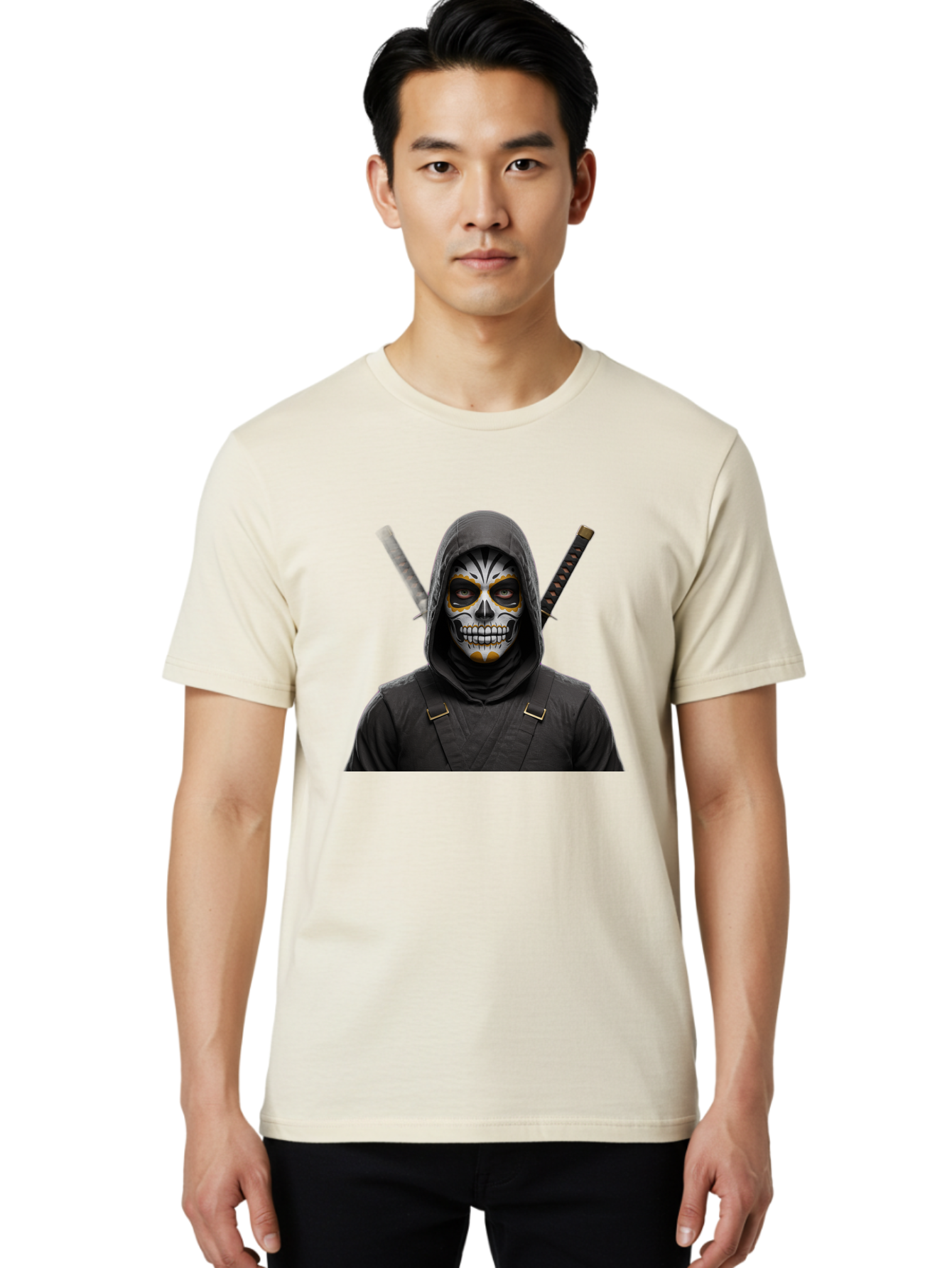 Skull-Ninja Men'S Graphic Tee, 100% Cotton, Comfortable Casual Summer Wear, Machine Washable, Vintage Camera, Old Camera, Antique Camera, Black Camera, Classic Photography, Photography Equipment, Nostalgic Device, Film Camera, Camera Art Bah123 16
