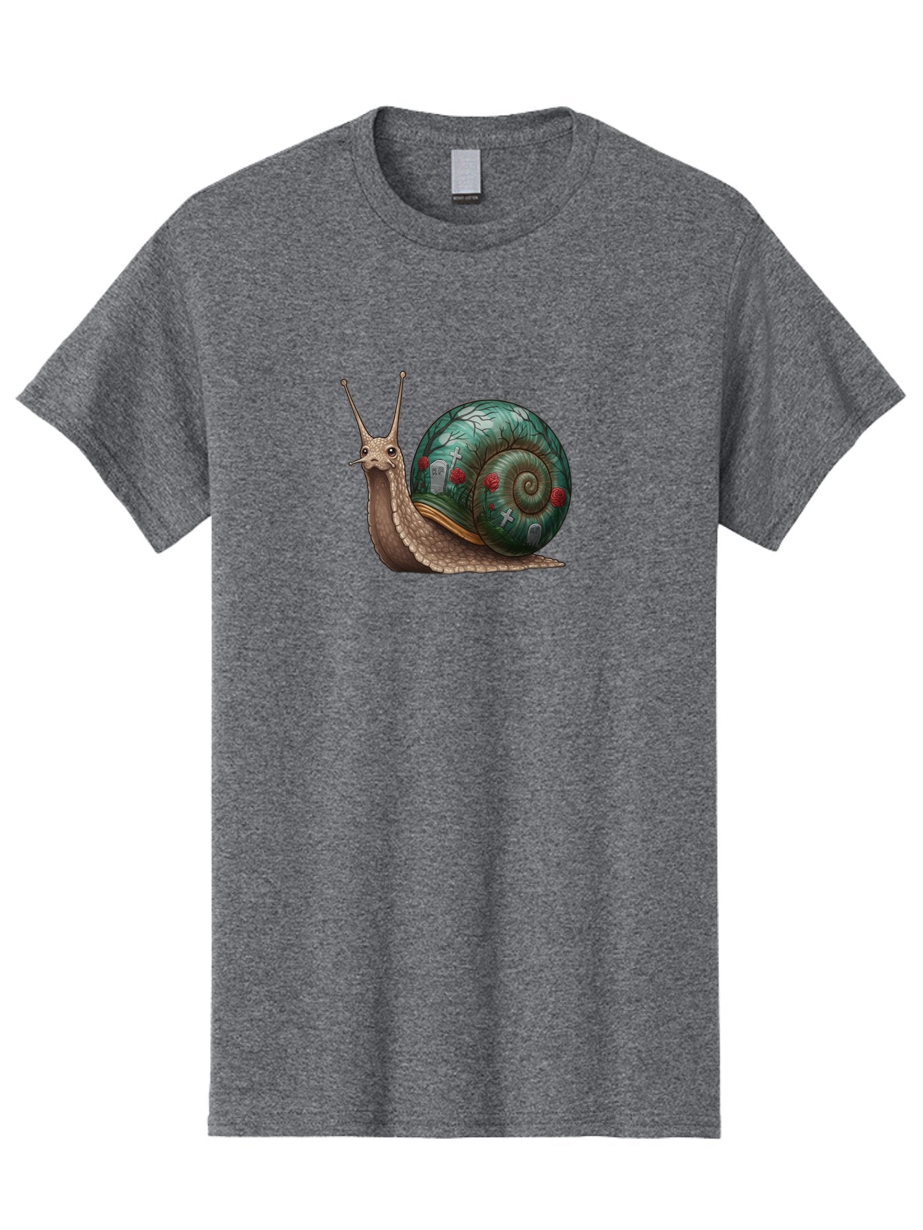 Snail-With-Cemetery-Shell Men'S Graphic Tee, 100% Cotton, Comfortable Casual Summer Wear, Machine Washable, Vintage Camera, Old Camera, Antique Camera, Black Camera, Classic Photography, Photography Equipment, Nostalgic Device, Film Camera, Bah134 4