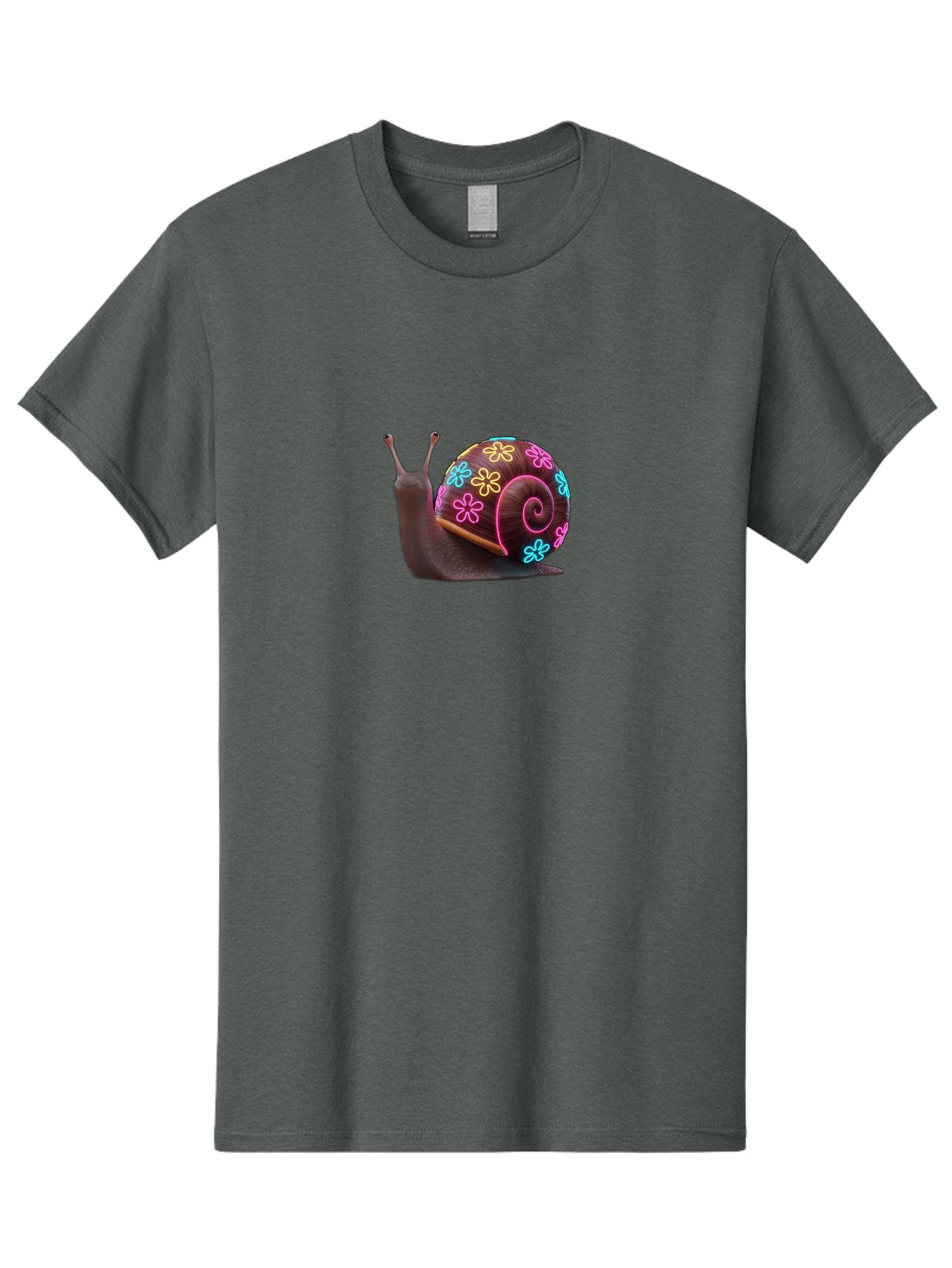 Snail-With-Floral-Shell Men'S Graphic Tee, 100% Cotton, Comfortable Casual Summer Wear, Machine Washable, Vintage Camera, Old Camera, Antique Camera, Black Camera, Classic Photography, Photography Equipment, Nostalgic Device, Film Camera, Bah138 4