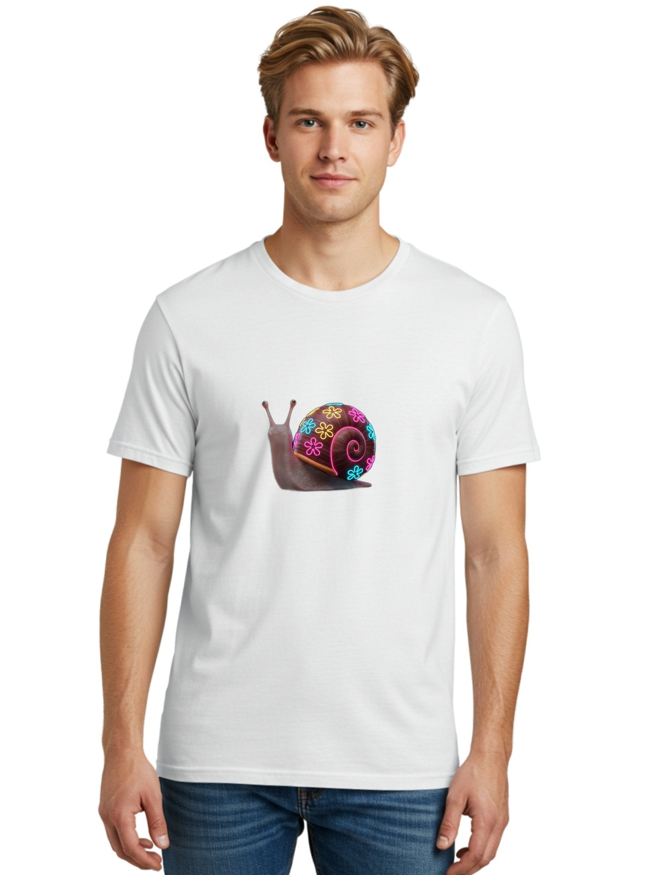 Snail-With-Floral-Shell Men'S Graphic Tee, 100% Cotton, Comfortable Casual Summer Wear, Machine Washable, Vintage Camera, Old Camera, Antique Camera, Black Camera, Classic Photography, Photography Equipment, Nostalgic Device, Film Camera, Bah138 21