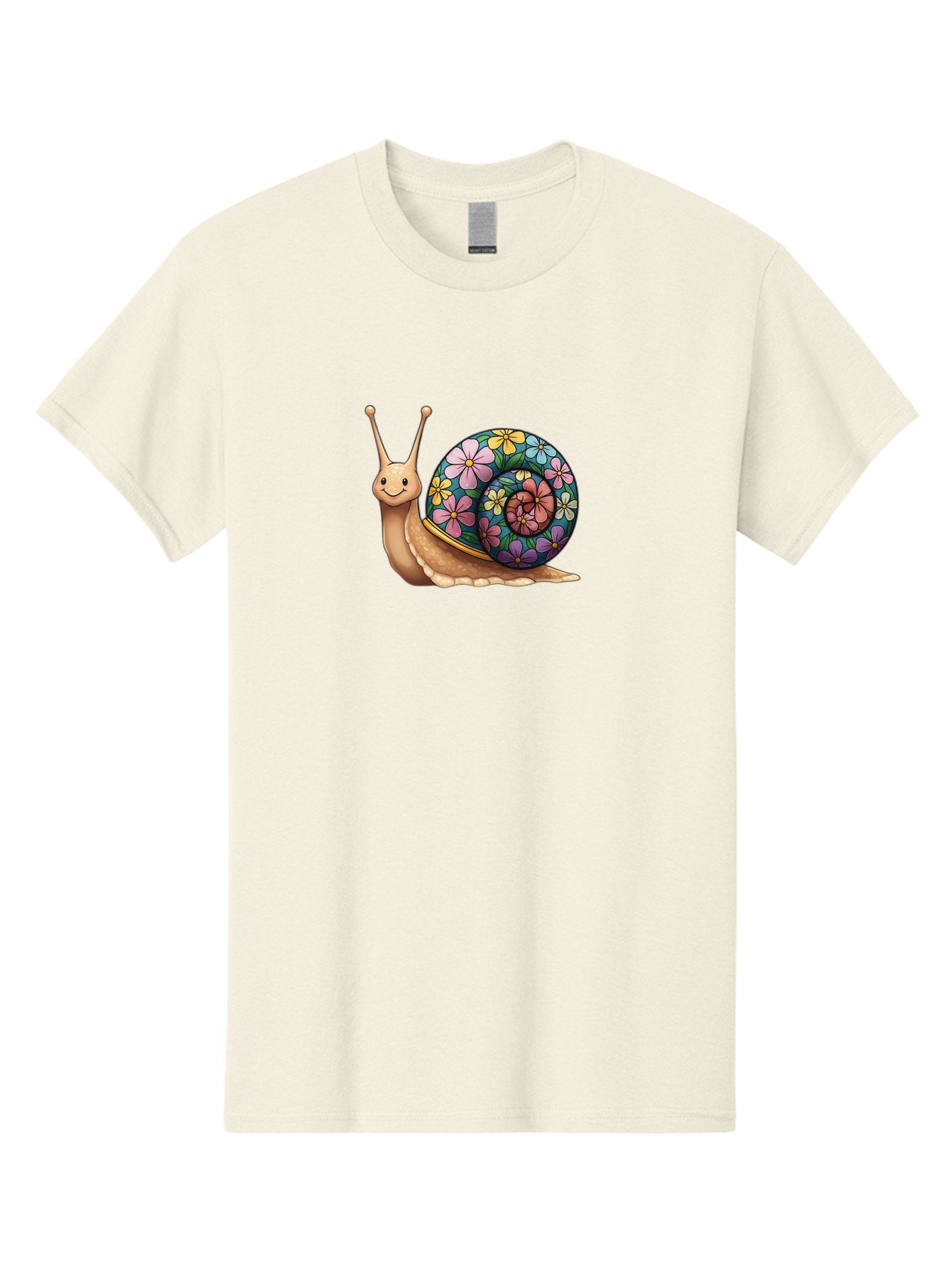 Snail-With-Flowers-1 Men'S Graphic Tee, 100% Cotton, Comfortable Casual Summer Wear, Machine Washable, Vintage Camera, Old Camera, Antique Camera, Black Camera, Classic Photography, Photography Equipment, Nostalgic Device, Film Camera, Bah139 6
