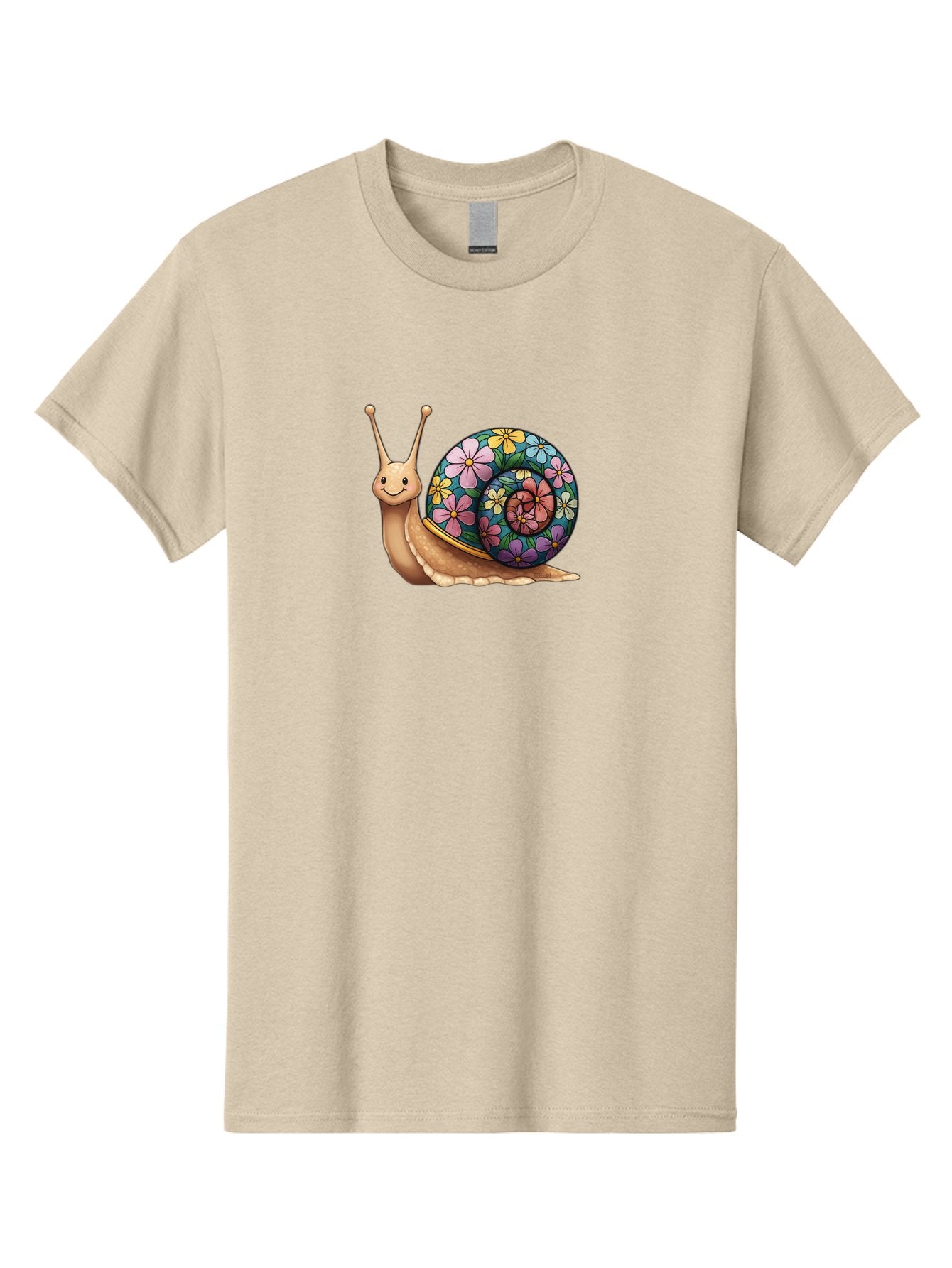 Snail-With-Flowers-1 Men'S Graphic Tee, 100% Cotton, Comfortable Casual Summer Wear, Machine Washable, Vintage Camera, Old Camera, Antique Camera, Black Camera, Classic Photography, Photography Equipment, Nostalgic Device, Film Camera, Bah139 8