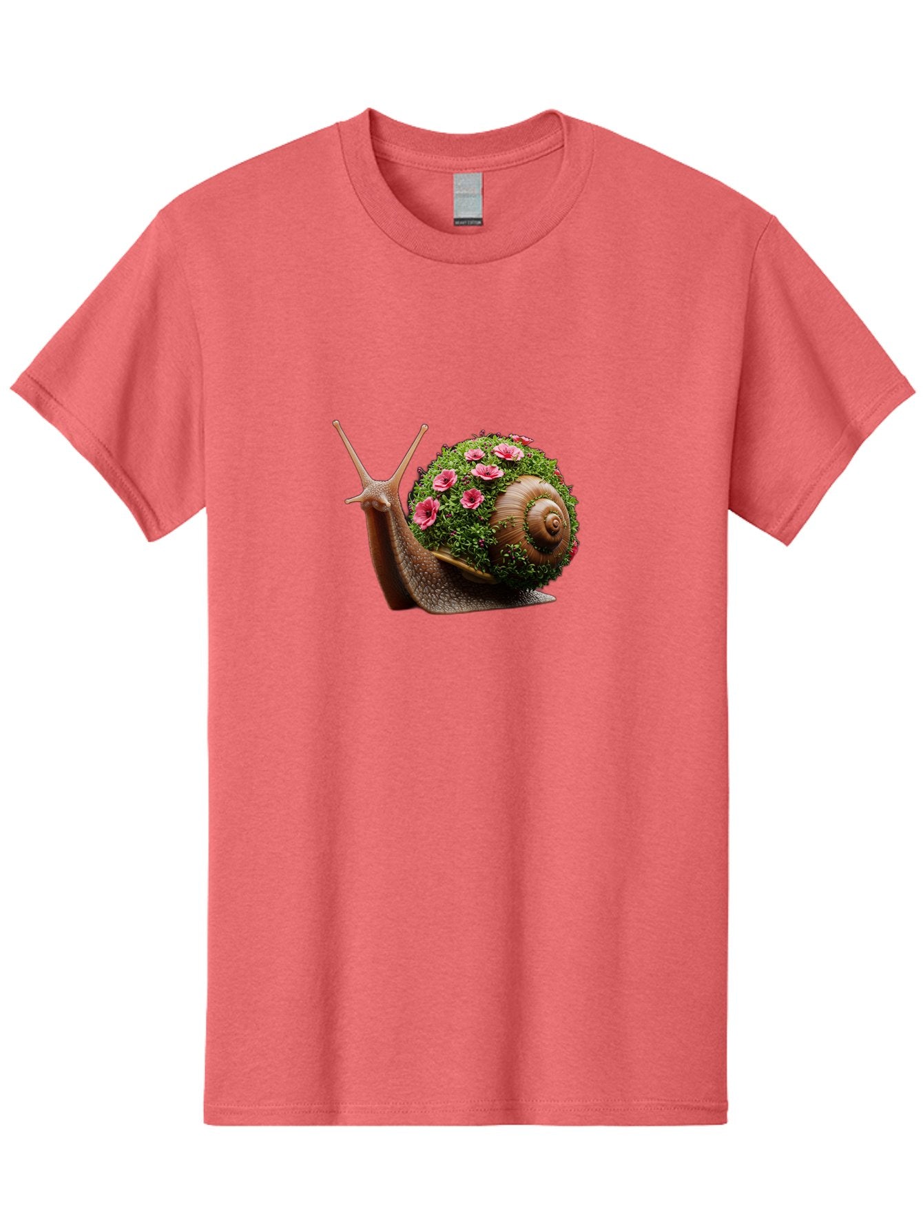 Snail-With-Flowers-6 Men'S Graphic Tee, 100% Cotton, Comfortable Casual Summer Wear, Machine Washable, Vintage Camera, Old Camera, Antique Camera, Black Camera, Classic Photography, Photography Equipment, Nostalgic Device, Film Camera, Bah144 7