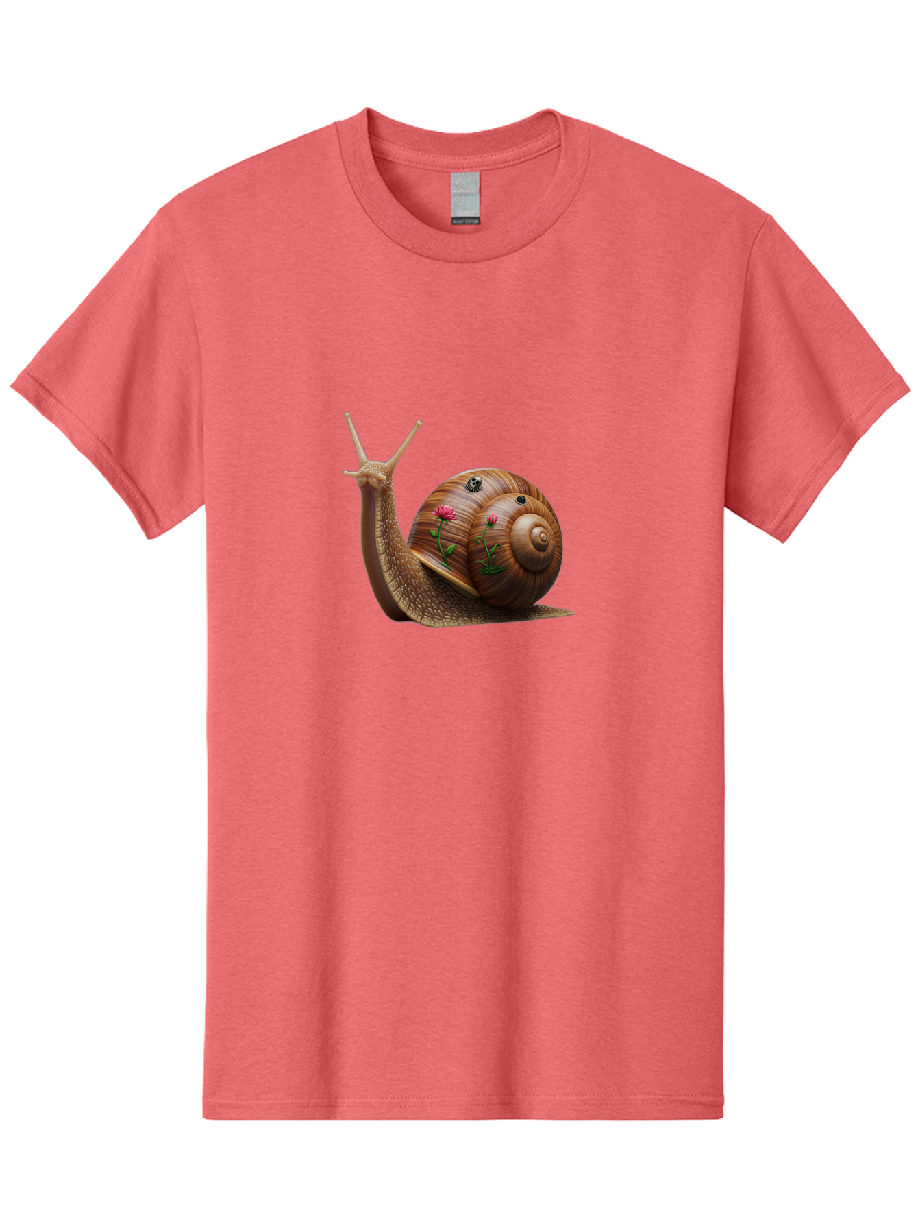 Snail-With-Skull-And-Flowers Men'S Graphic Tee, 100% Cotton, Comfortable Casual Summer Wear, Machine Washable, Vintage Camera, Old Camera, Antique Camera, Black Camera, Classic Photography, Photography Equipment, Nostalgic Device, Film Camera, Bah149 11