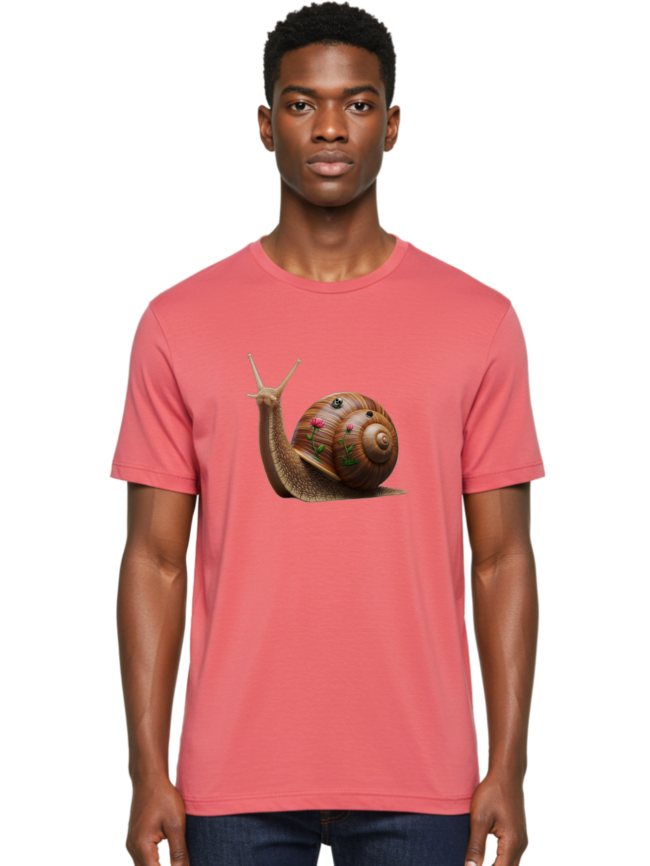 Snail-With-Skull-And-Flowers Men'S Graphic Tee, 100% Cotton, Comfortable Casual Summer Wear, Machine Washable, Vintage Camera, Old Camera, Antique Camera, Black Camera, Classic Photography, Photography Equipment, Nostalgic Device, Film Camera, Bah149 26