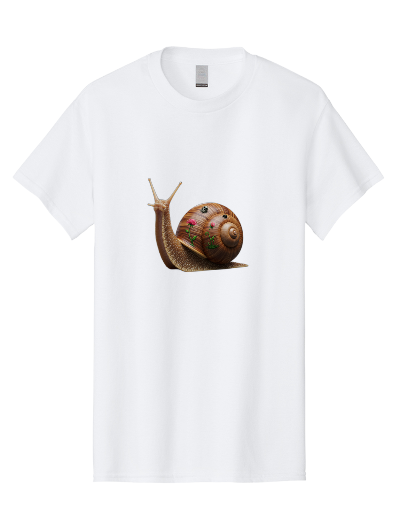 Snail-With-Skull-And-Flowers Men'S Graphic Tee, 100% Cotton, Comfortable Casual Summer Wear, Machine Washable, Vintage Camera, Old Camera, Antique Camera, Black Camera, Classic Photography, Photography Equipment, Nostalgic Device, Film Camera, Bah149 13