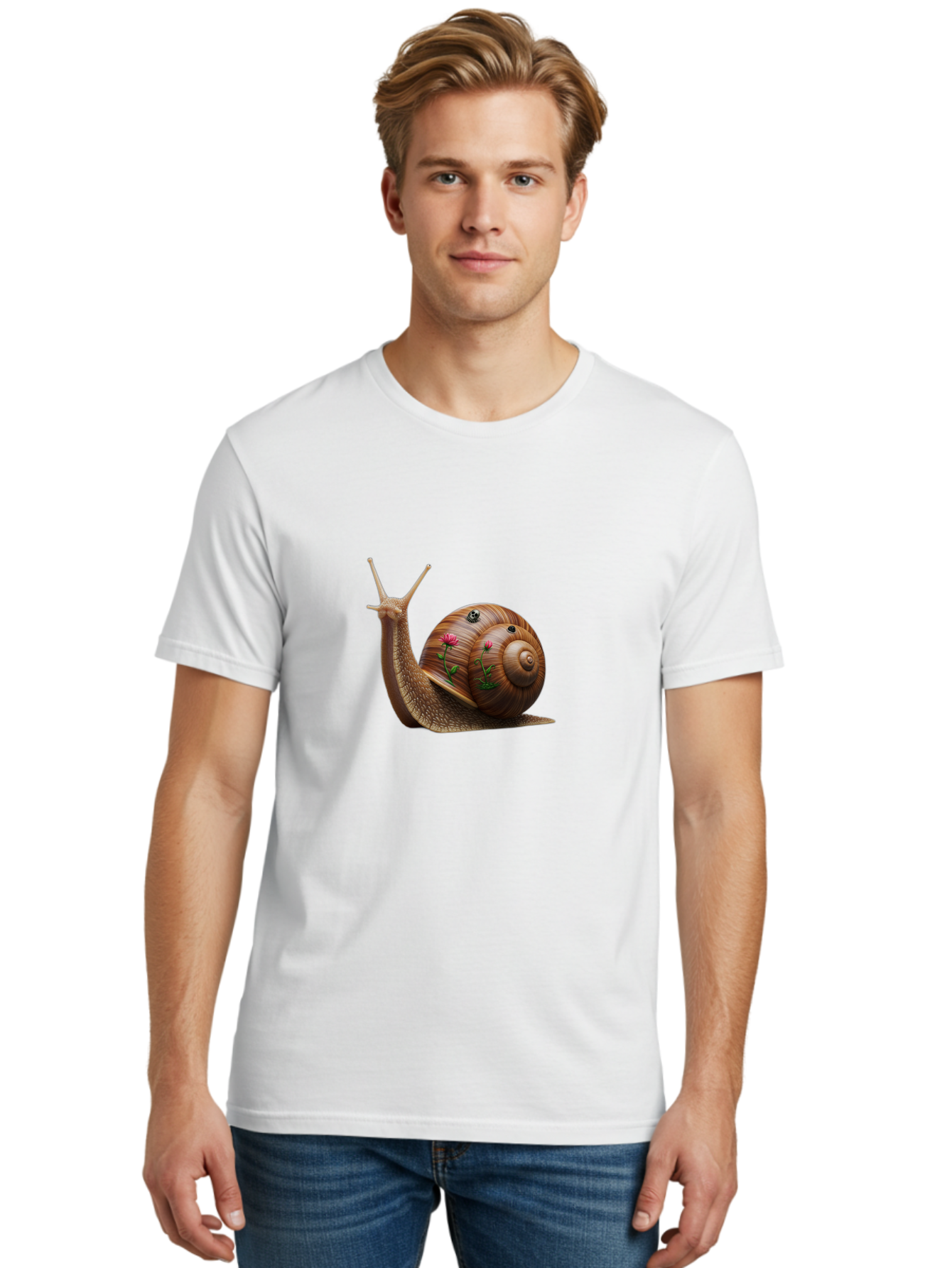 Snail-With-Skull-And-Flowers Men'S Graphic Tee, 100% Cotton, Comfortable Casual Summer Wear, Machine Washable, Vintage Camera, Old Camera, Antique Camera, Black Camera, Classic Photography, Photography Equipment, Nostalgic Device, Film Camera, Bah149 28