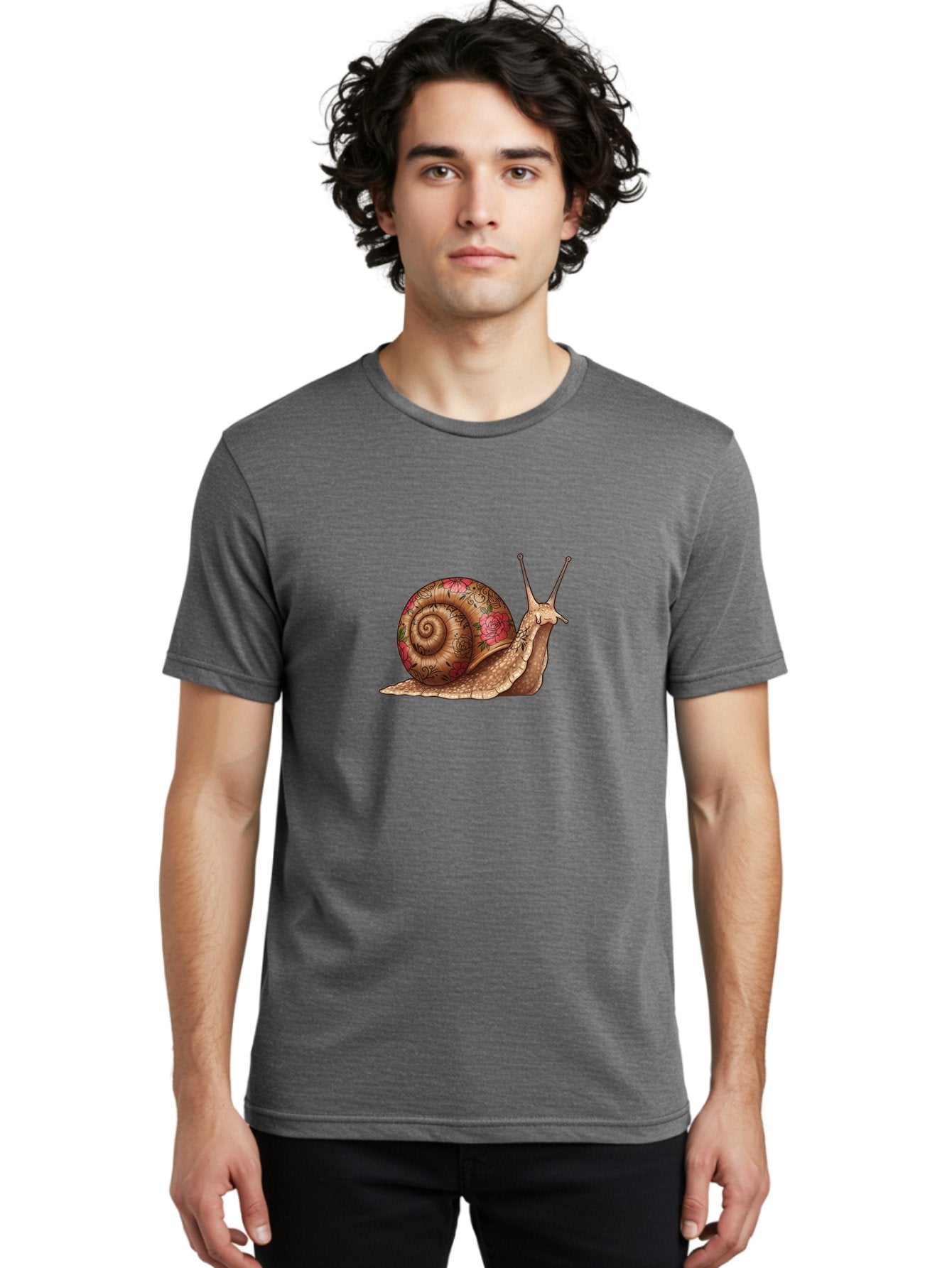 Snail Men'S Graphic Tee, 100% Cotton, Comfortable Casual Summer Wear, Machine Washable, Vintage Camera, Old Camera, Antique Camera, Black Camera, Classic Photography, Photography Equipment, Nostalgic Device, Film Camera, Camera Art Bah150 20
