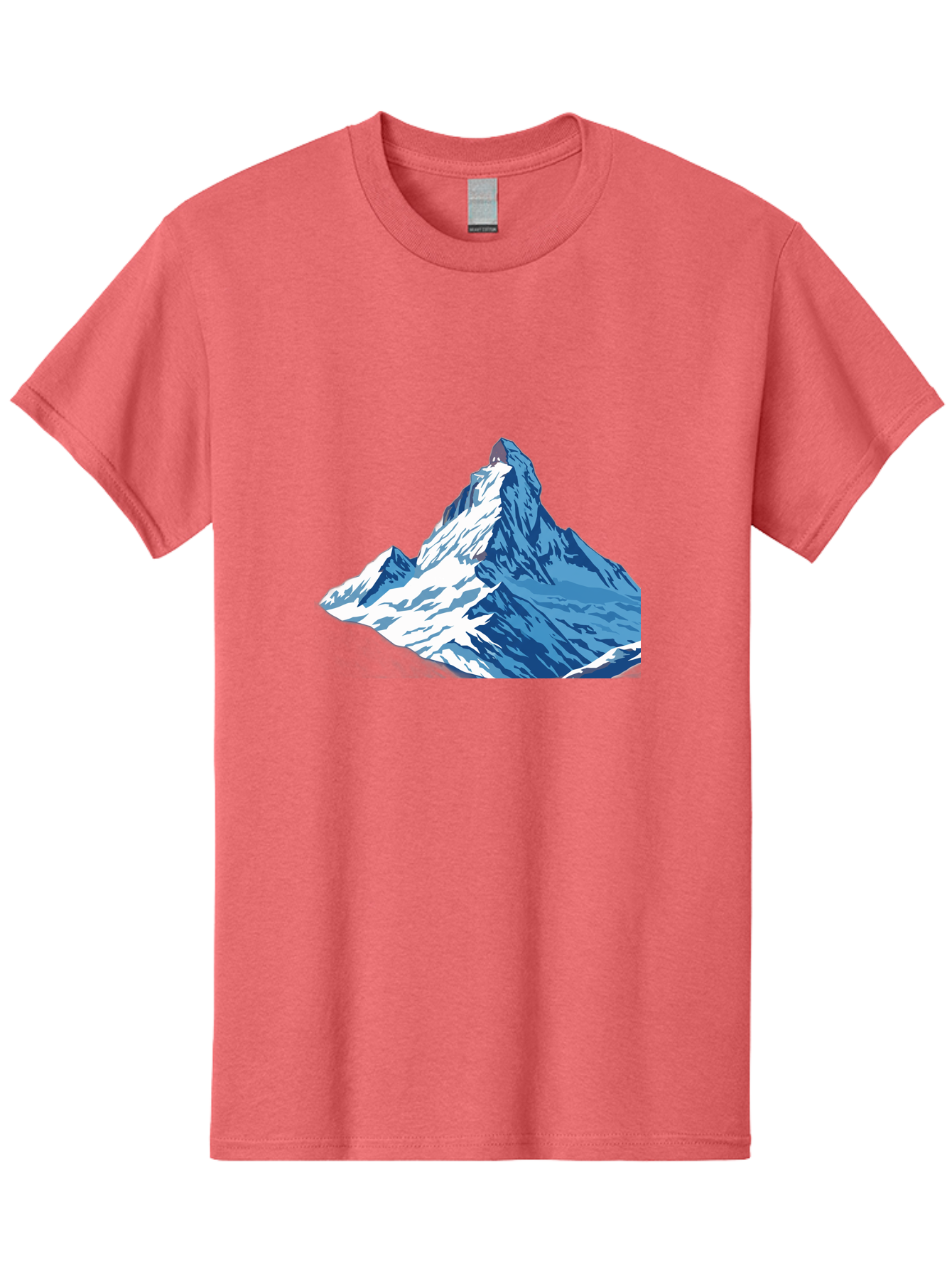 Snowy-Mountain-Peak-1 Men'S Graphic Tee, 100% Cotton, Comfortable Casual Summer Wear, Machine Washable, Vintage Camera, Old Camera, Antique Camera, Black Camera, Classic Photography, Photography Equipment, Nostalgic Device, Film Camera, Bah152 6