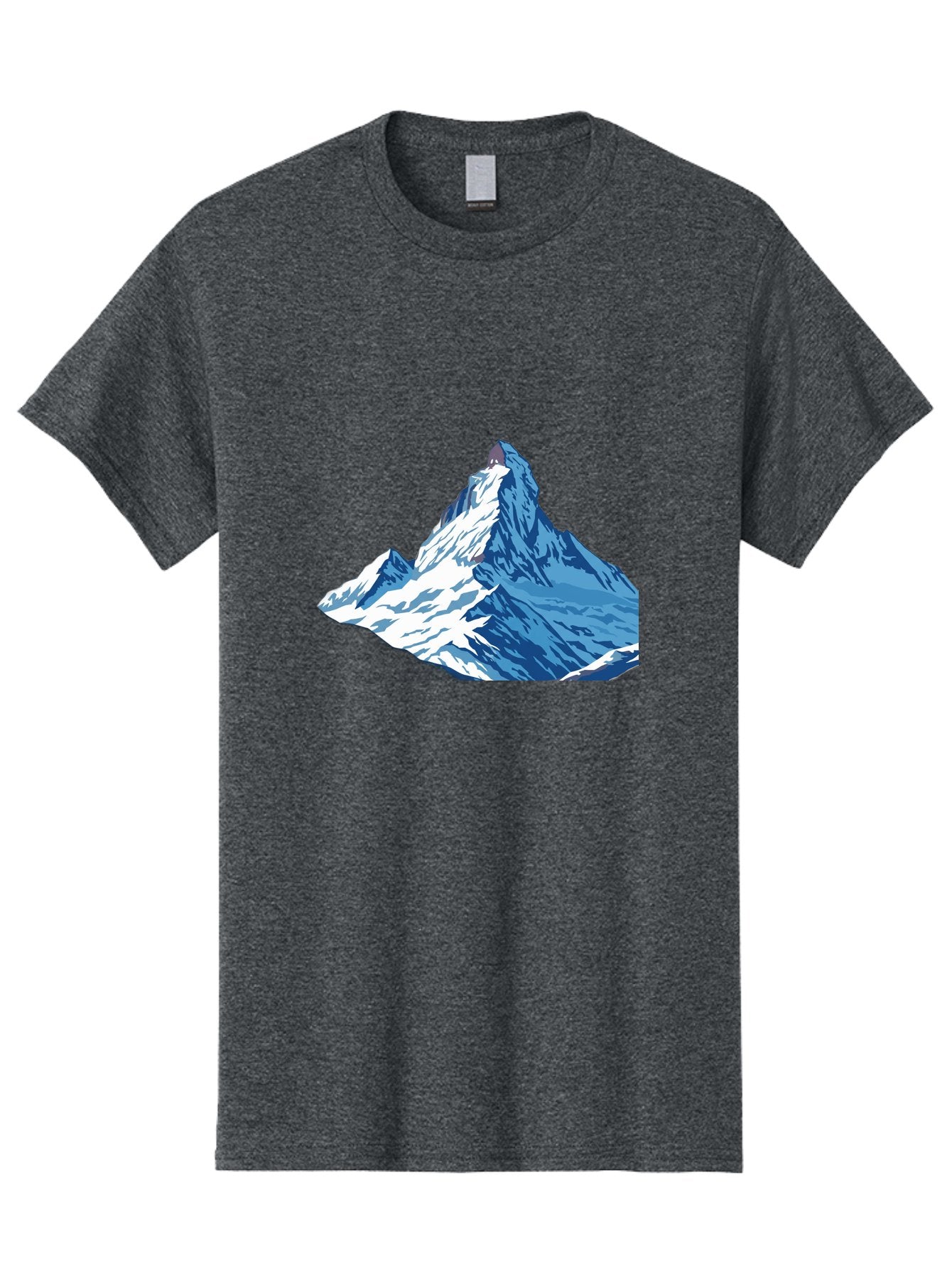 Snowy-Mountain-Peak-1 Men'S Graphic Tee, 100% Cotton, Comfortable Casual Summer Wear, Machine Washable, Vintage Camera, Old Camera, Antique Camera, Black Camera, Classic Photography, Photography Equipment, Nostalgic Device, Film Camera, Bah152 9
