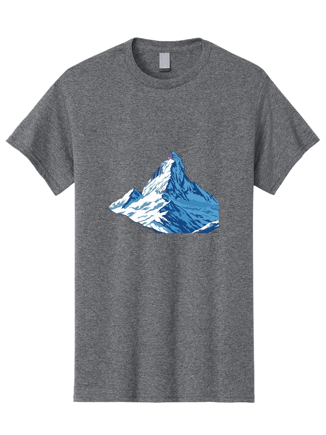 Snowy-Mountain-Peak-1 Men'S Graphic Tee, 100% Cotton, Comfortable Casual Summer Wear, Machine Washable, Vintage Camera, Old Camera, Antique Camera, Black Camera, Classic Photography, Photography Equipment, Nostalgic Device, Film Camera, Bah152 4