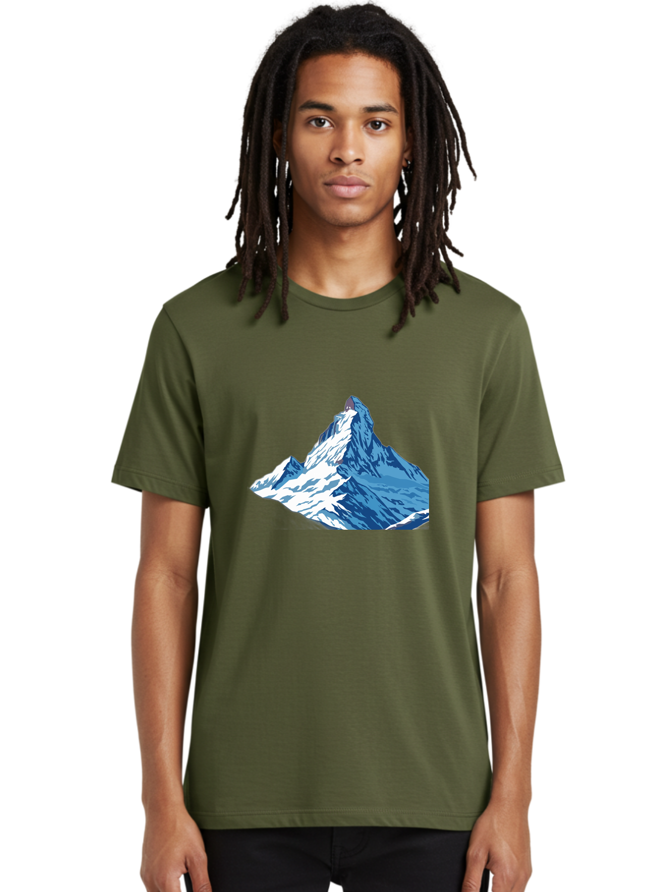 Snowy-Mountain-Peak-1 Men'S Graphic Tee, 100% Cotton, Comfortable Casual Summer Wear, Machine Washable, Vintage Camera, Old Camera, Antique Camera, Black Camera, Classic Photography, Photography Equipment, Nostalgic Device, Film Camera, Bah152 26