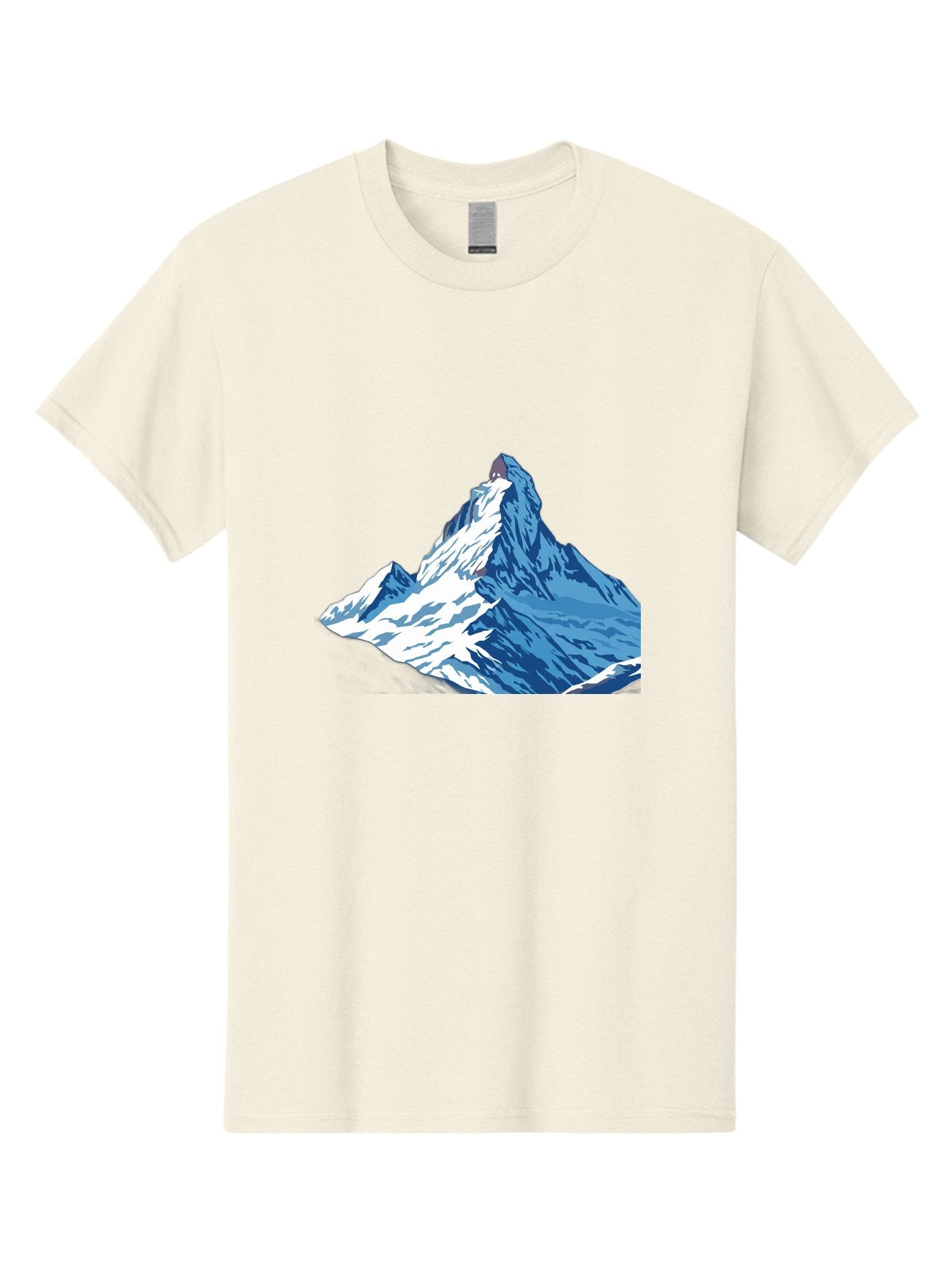 Snowy-Mountain-Peak-1 Men'S Graphic Tee, 100% Cotton, Comfortable Casual Summer Wear, Machine Washable, Vintage Camera, Old Camera, Antique Camera, Black Camera, Classic Photography, Photography Equipment, Nostalgic Device, Film Camera, Bah152 5
