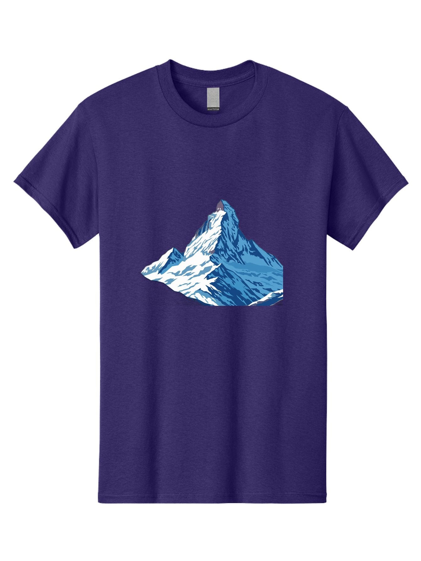 Snowy-Mountain-Peak-1 Men'S Graphic Tee, 100% Cotton, Comfortable Casual Summer Wear, Machine Washable, Vintage Camera, Old Camera, Antique Camera, Black Camera, Classic Photography, Photography Equipment, Nostalgic Device, Film Camera, Bah152 15