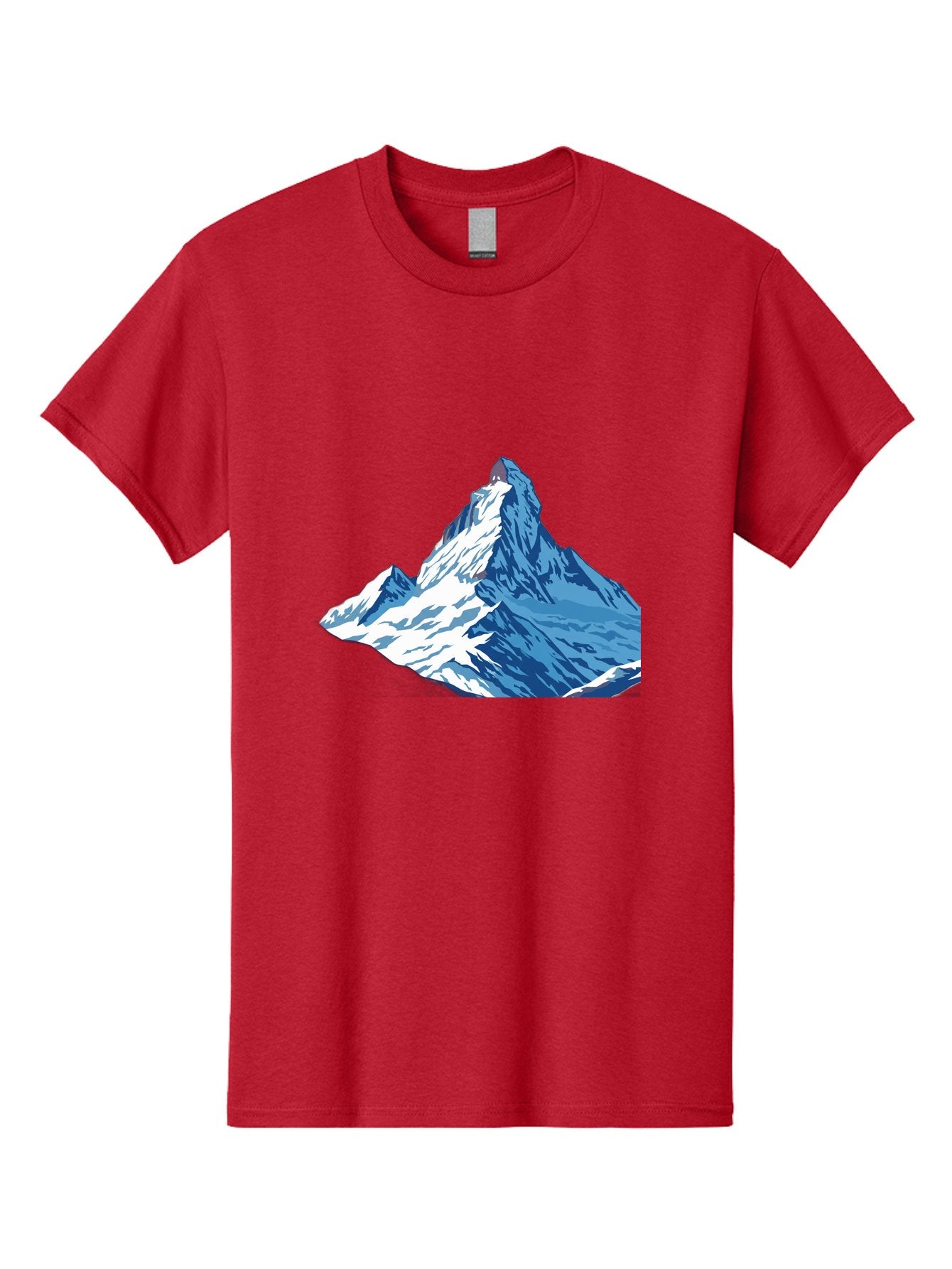 Snowy-Mountain-Peak-1 Men'S Graphic Tee, 100% Cotton, Comfortable Casual Summer Wear, Machine Washable, Vintage Camera, Old Camera, Antique Camera, Black Camera, Classic Photography, Photography Equipment, Nostalgic Device, Film Camera, Bah152 7