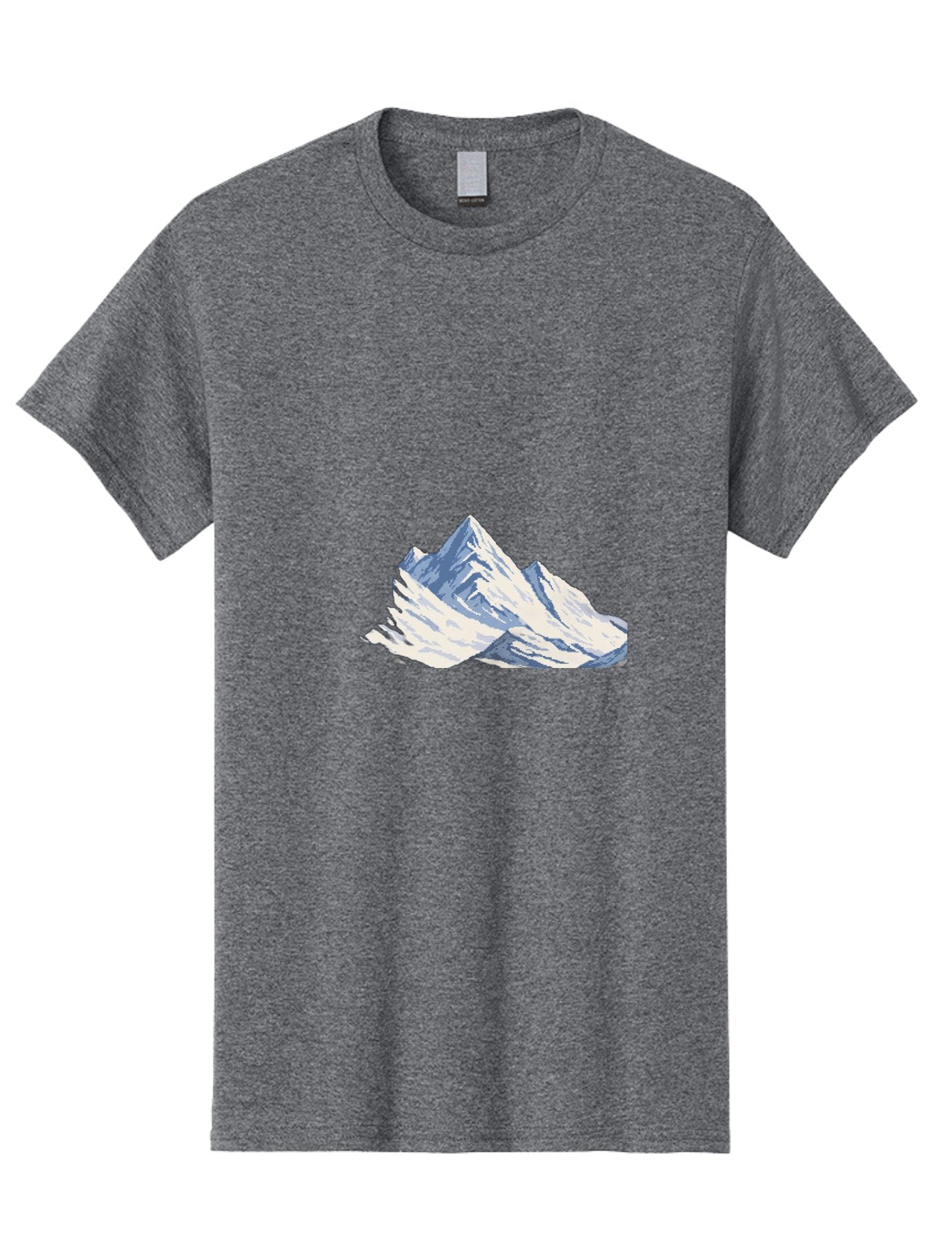 Snowy-Mountain-Peaks-1 Men'S Graphic Tee, 100% Cotton, Comfortable Casual Summer Wear, Machine Washable, Vintage Camera, Old Camera, Antique Camera, Black Camera, Classic Photography, Photography Equipment, Nostalgic Device, Film Camera, Bah154 12