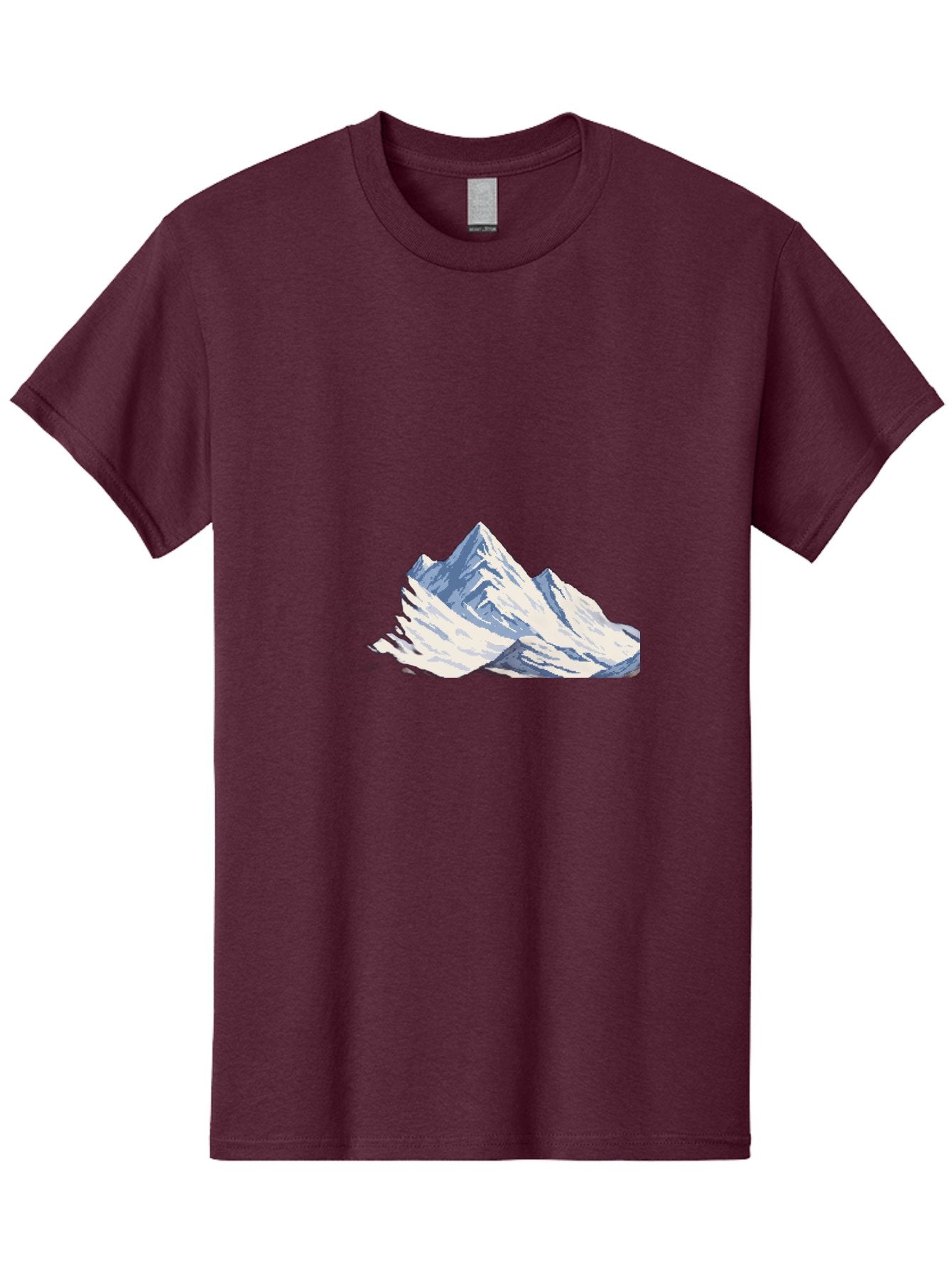 Snowy-Mountain-Peaks-1 Men'S Graphic Tee, 100% Cotton, Comfortable Casual Summer Wear, Machine Washable, Vintage Camera, Old Camera, Antique Camera, Black Camera, Classic Photography, Photography Equipment, Nostalgic Device, Film Camera, Bah154 6