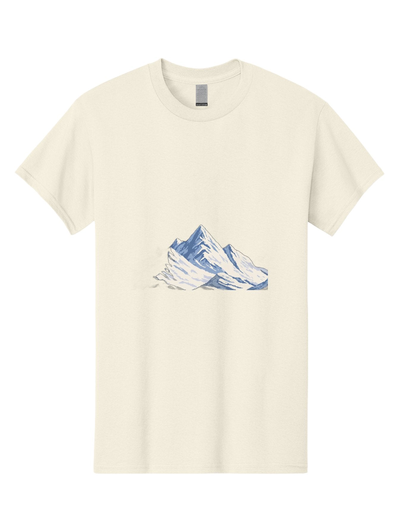 Snowy-Mountain-Peaks-1 Men'S Graphic Tee, 100% Cotton, Comfortable Casual Summer Wear, Machine Washable, Vintage Camera, Old Camera, Antique Camera, Black Camera, Classic Photography, Photography Equipment, Nostalgic Device, Film Camera, Bah154 5