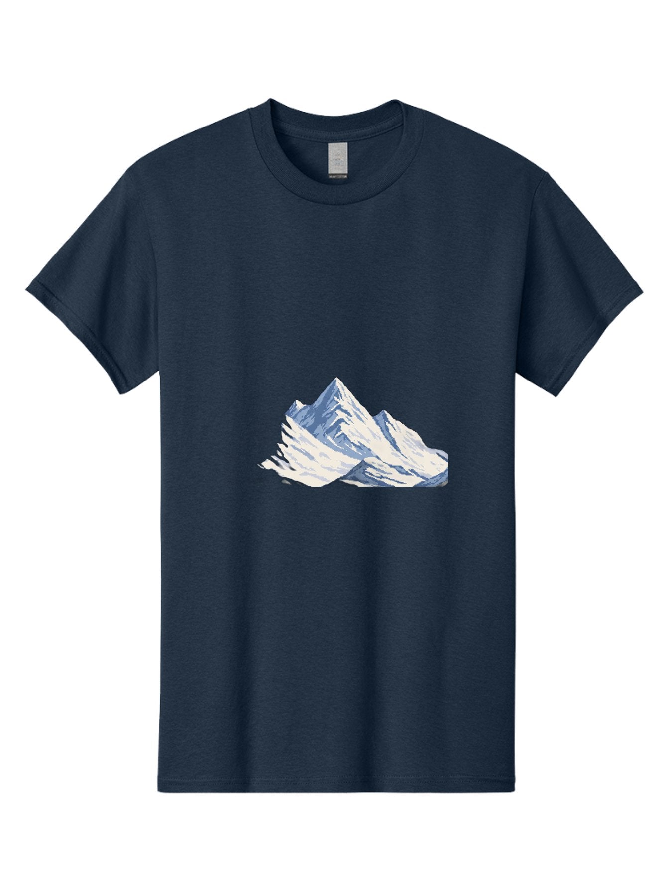 Snowy-Mountain-Peaks-1 Men'S Graphic Tee, 100% Cotton, Comfortable Casual Summer Wear, Machine Washable, Vintage Camera, Old Camera, Antique Camera, Black Camera, Classic Photography, Photography Equipment, Nostalgic Device, Film Camera, Bah154 11