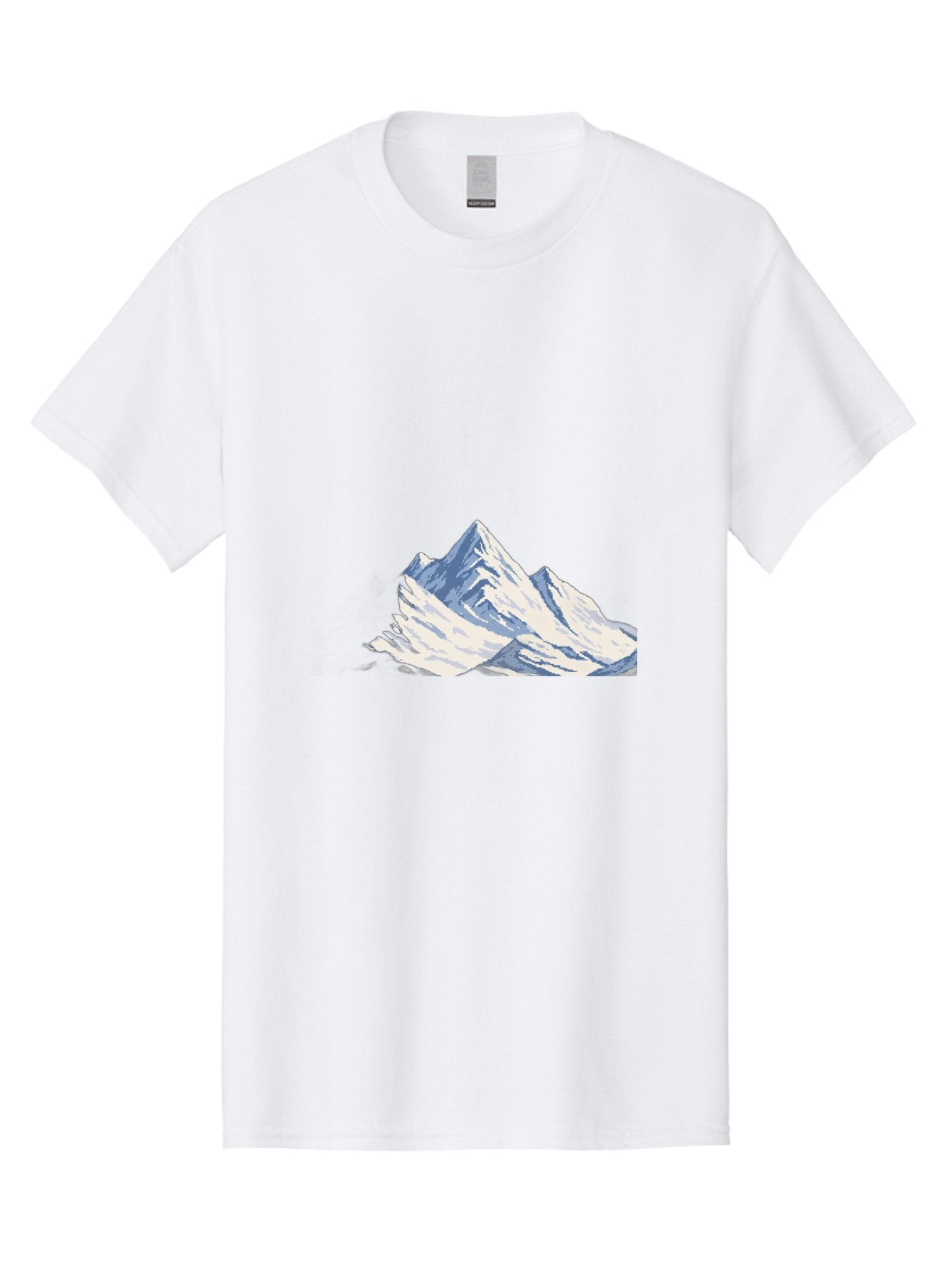 Snowy-Mountain-Peaks-1 Men'S Graphic Tee, 100% Cotton, Comfortable Casual Summer Wear, Machine Washable, Vintage Camera, Old Camera, Antique Camera, Black Camera, Classic Photography, Photography Equipment, Nostalgic Device, Film Camera, Bah154 13