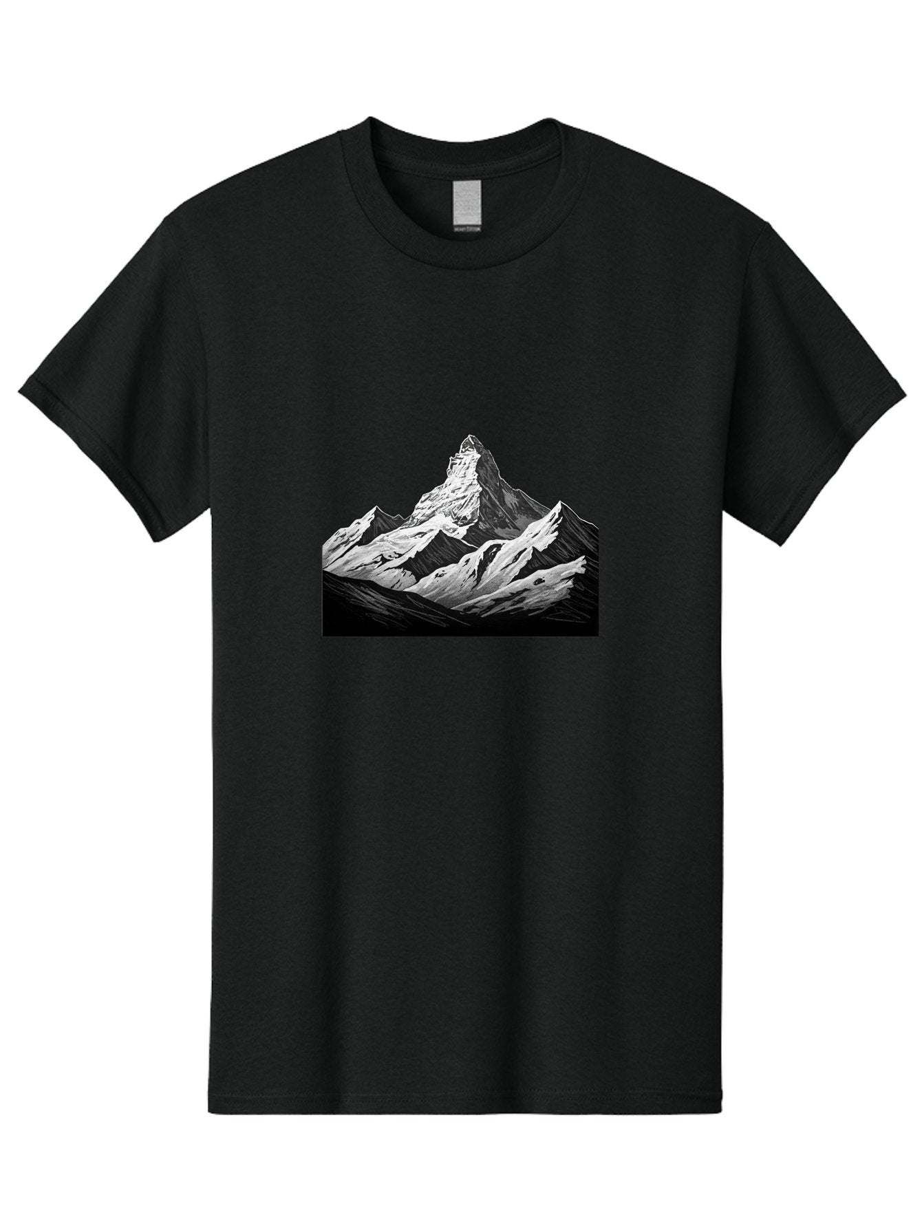 Snowy-Mountain Men'S Graphic Tee, 100% Cotton, Comfortable Casual Summer Wear, Machine Washable, Vintage Camera, Old Camera, Antique Camera, Black Camera, Classic Photography, Photography Equipment, Nostalgic Device, Film Camera, Camera Art Bah157